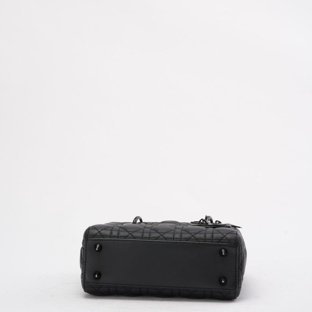 Dior Small Lady Dior My ABCDior Bag in Black Ultramatte 2020