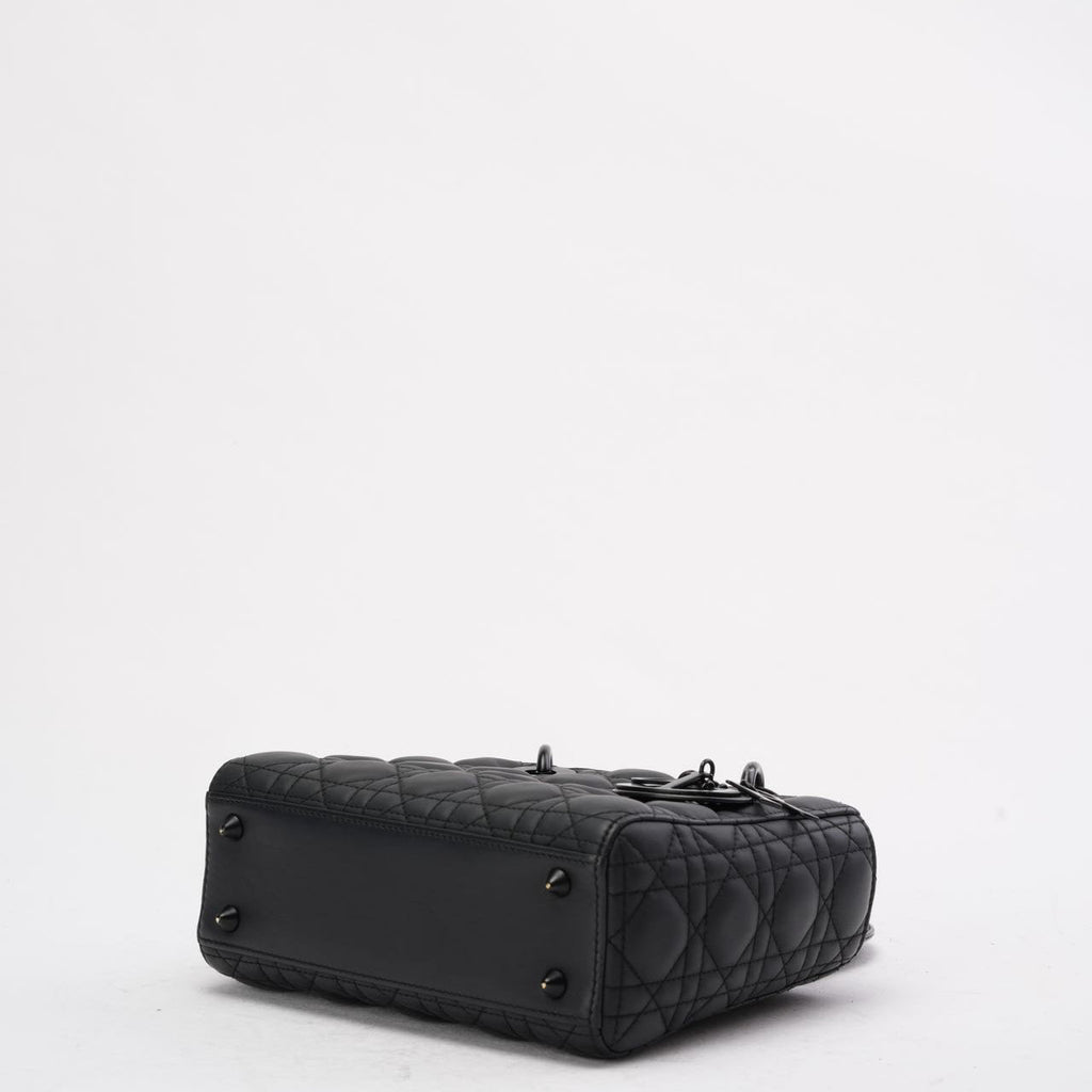 Dior Small Lady Dior My ABCDior Bag in Black Ultramatte 2020