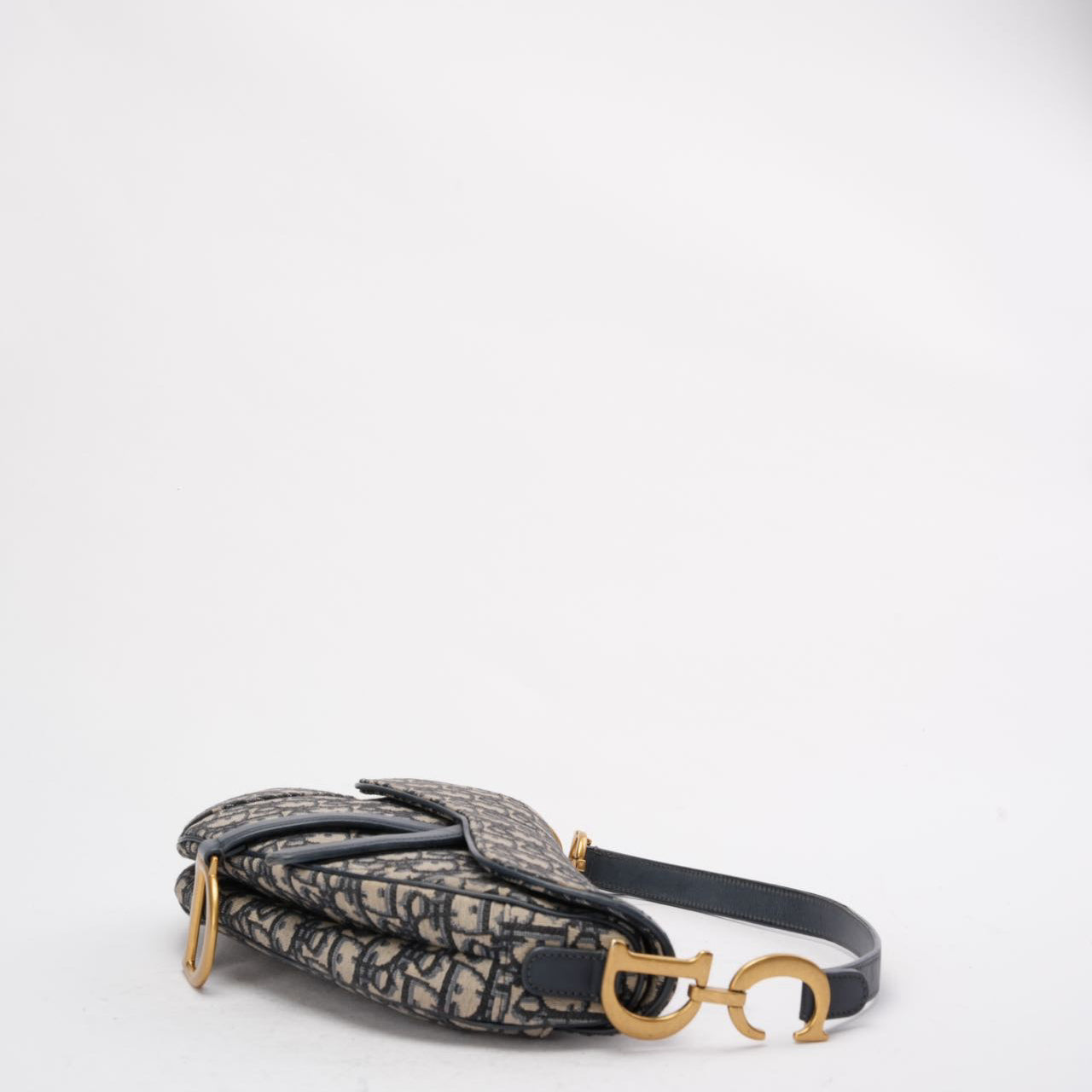 Dior Saddle Bag Medium Blue Oblique Jacquard 2020