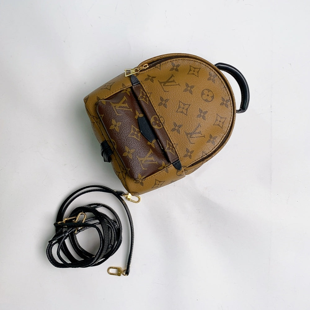 Louis Vuitton Mini Reverse Palm Springs Backpack