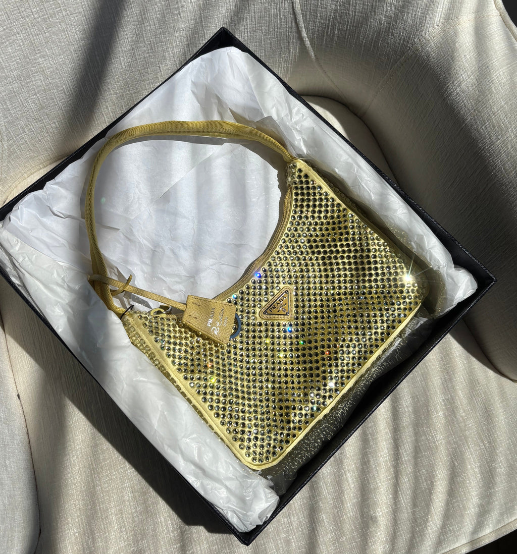 Prada 'Re-Edition 2000 Crystal' Handbag