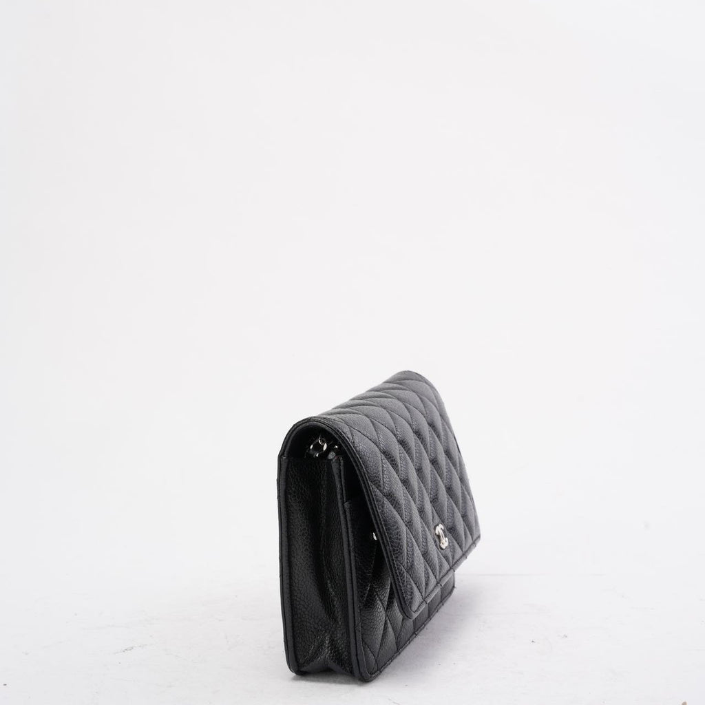 Chanel Black Classic Wallet on Chain (WOC) Caviar 2020