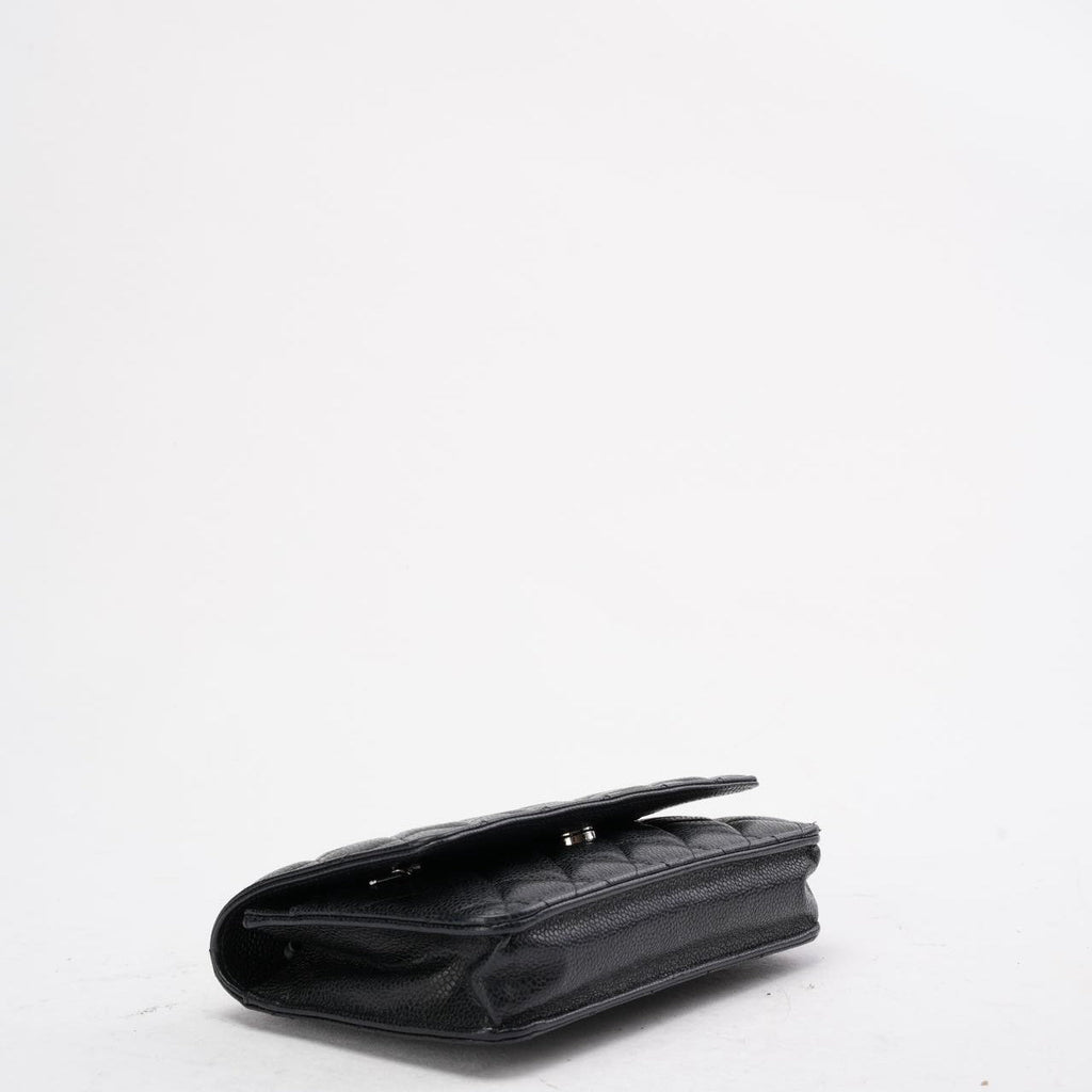 Chanel Black Classic Wallet on Chain (WOC) Caviar 2020