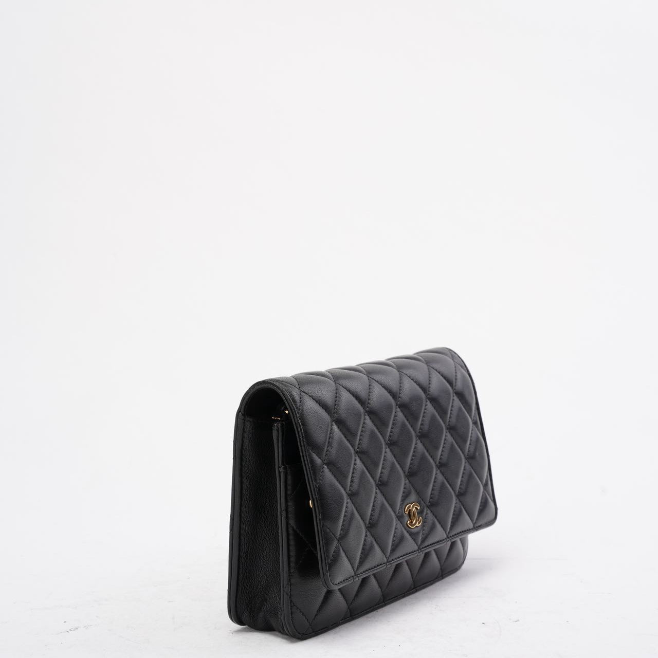 Chanel Black Classic Wallet on Chain (WOC) Lambskin 2020