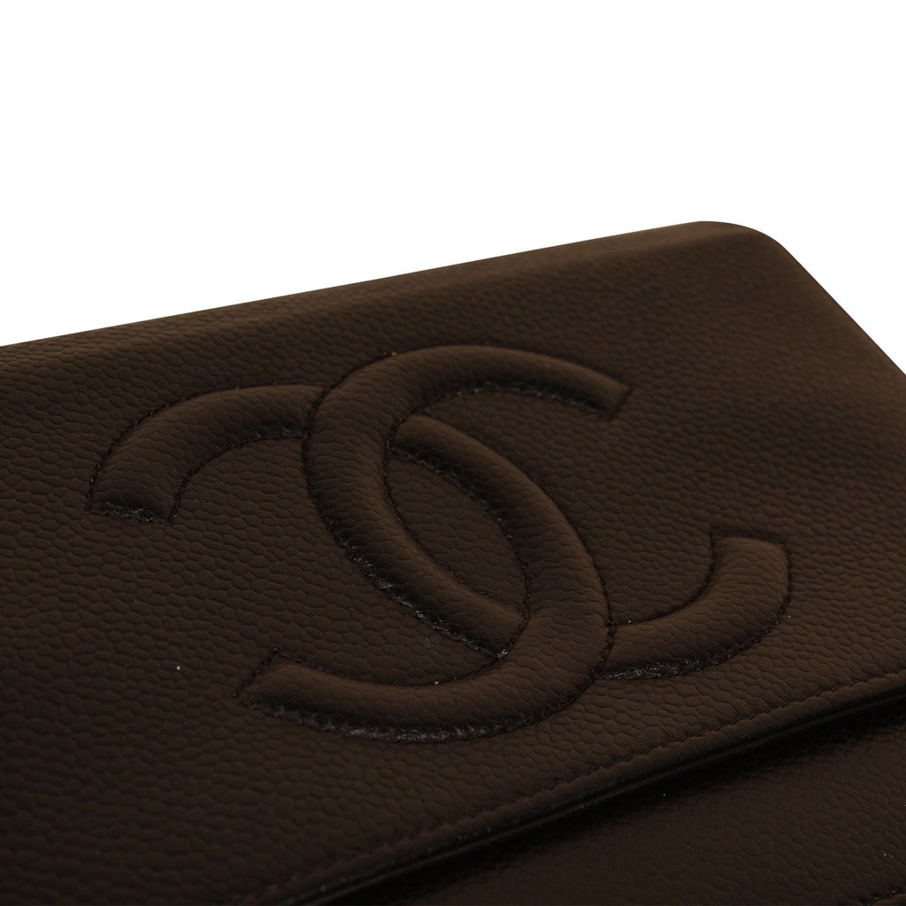 Chanel Classic CC Wallet on Chain