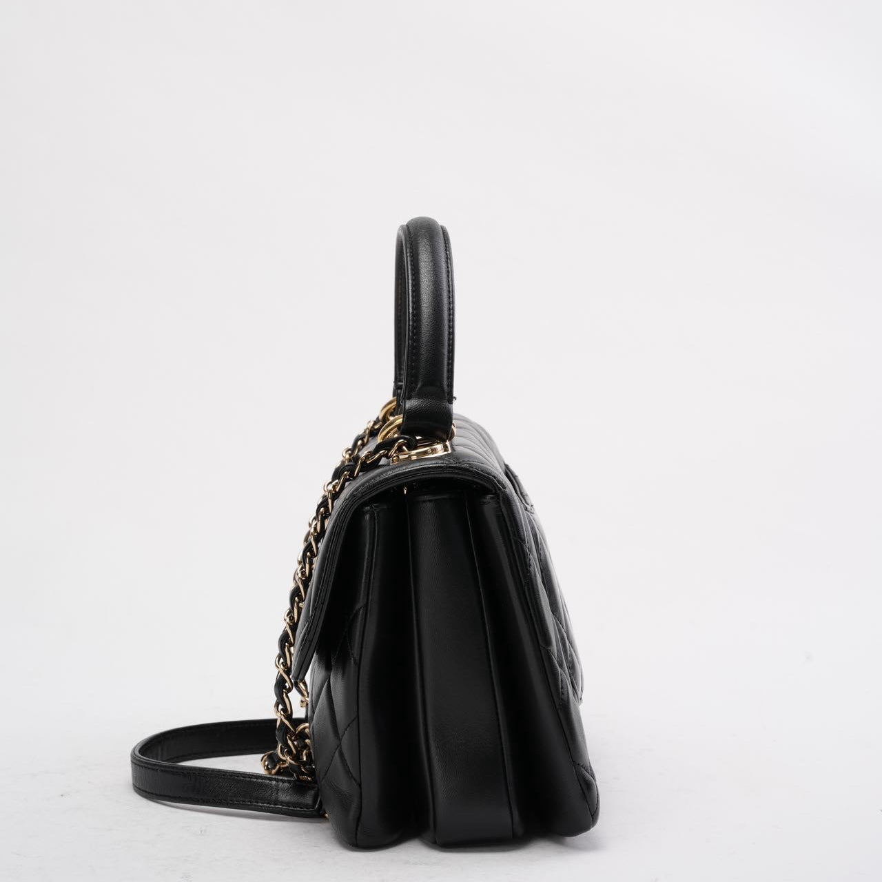 Chanel Black Small Trendy CC Bag Lambskin 2020