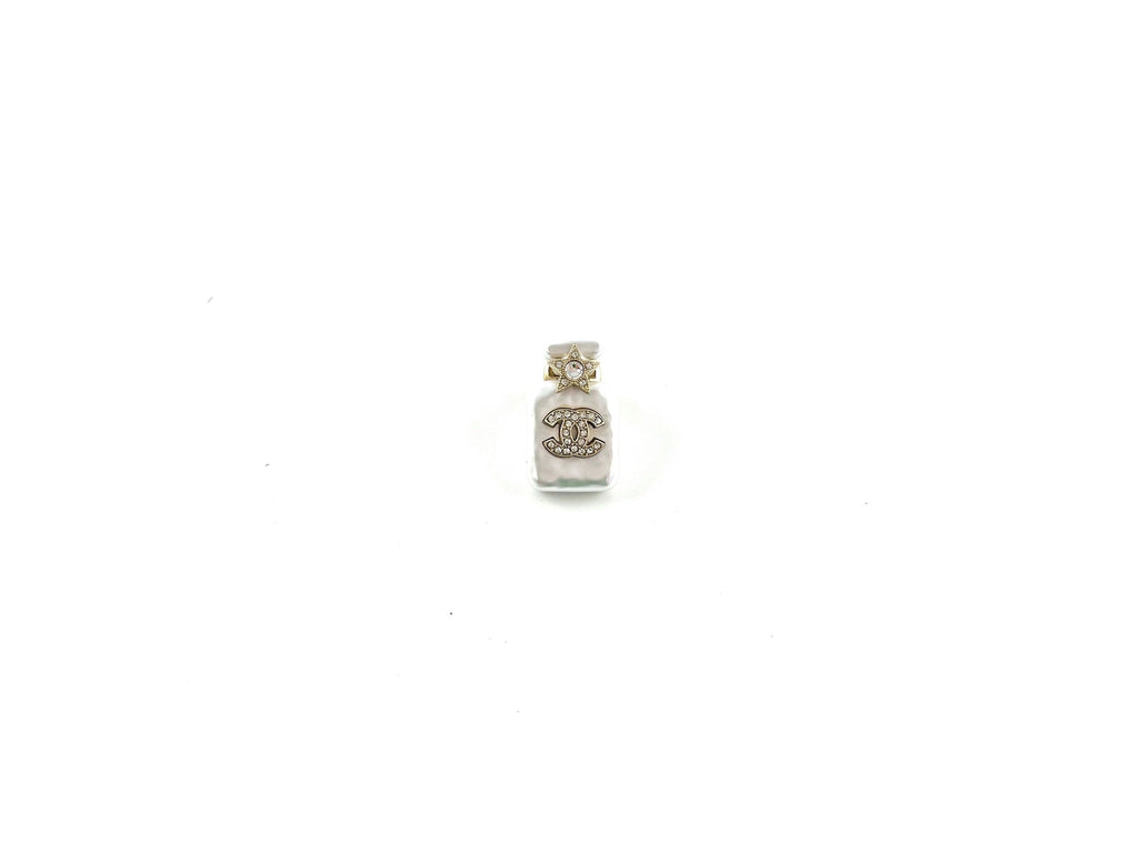 New CHANEL 2023 Perfume Bottle Crystal Pin