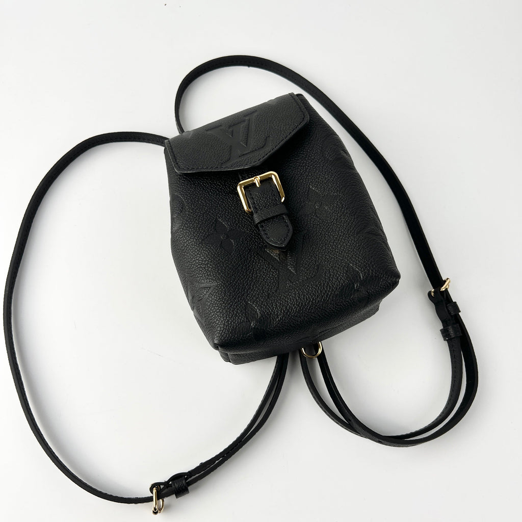 ITEM 5 - Louis Vuitton BackPack Black Empreinte Monogram Giant