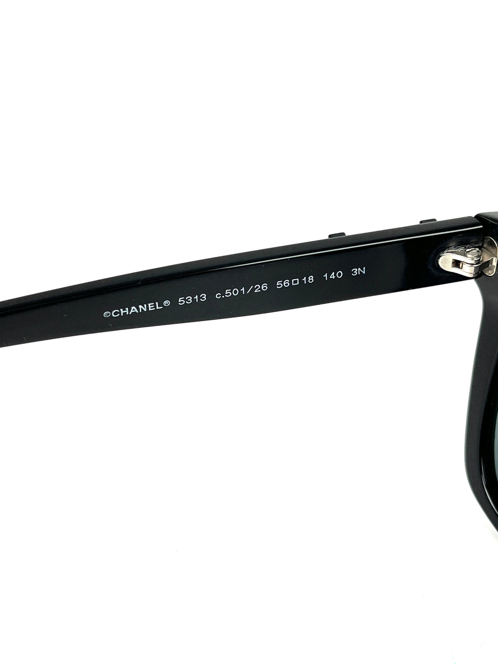 CHANEL Boy 5313 Acetate CC Butterfly Signature Black Sunglasses