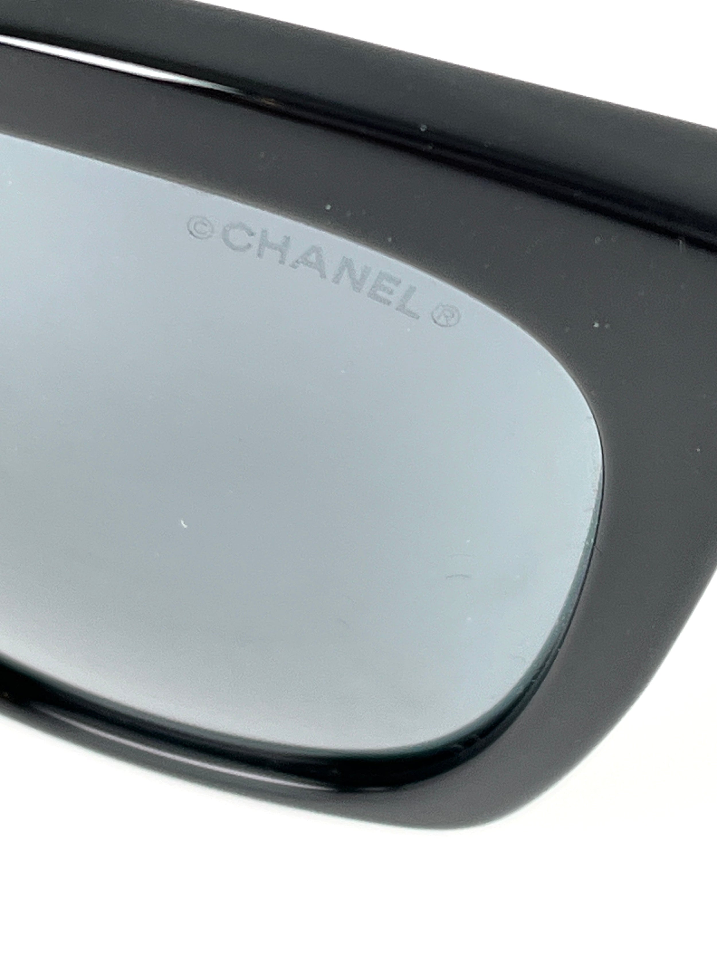 CHANEL Boy 5313 Acetate CC Butterfly Signature Black Sunglasses