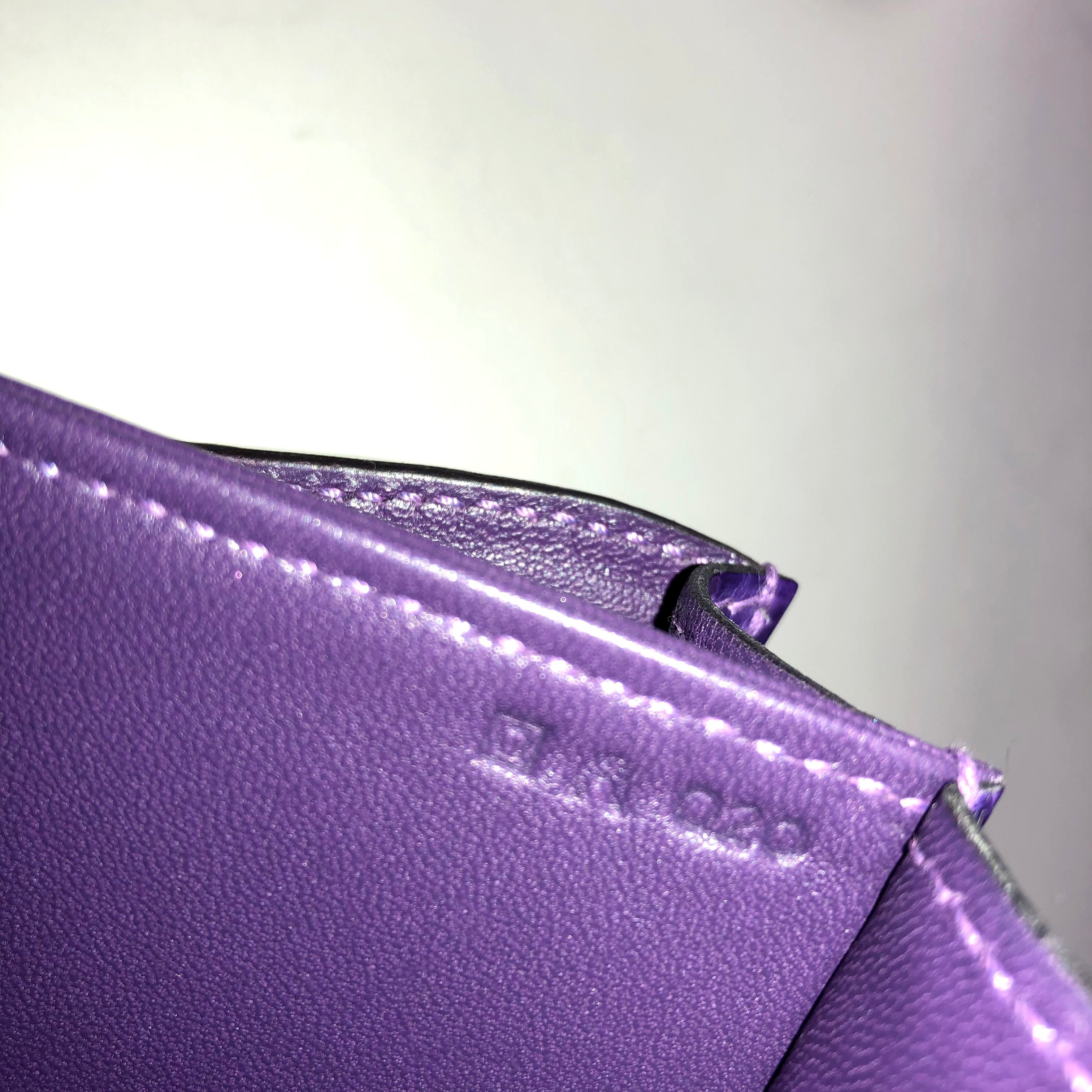 Hermes Ultraviolet Niloticus Crocodile Constance Elan Bag PHW
