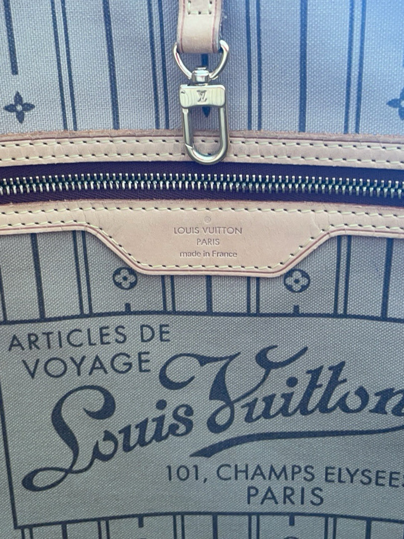 Louis Vuitton Monogram Neverfull GM Tote Bag 2007
