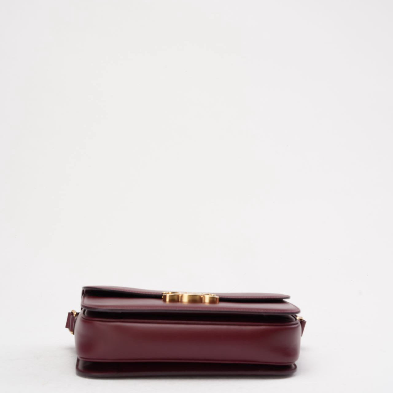 Celine Burgundy Triomphe Crossbody Small Calfskin 2019