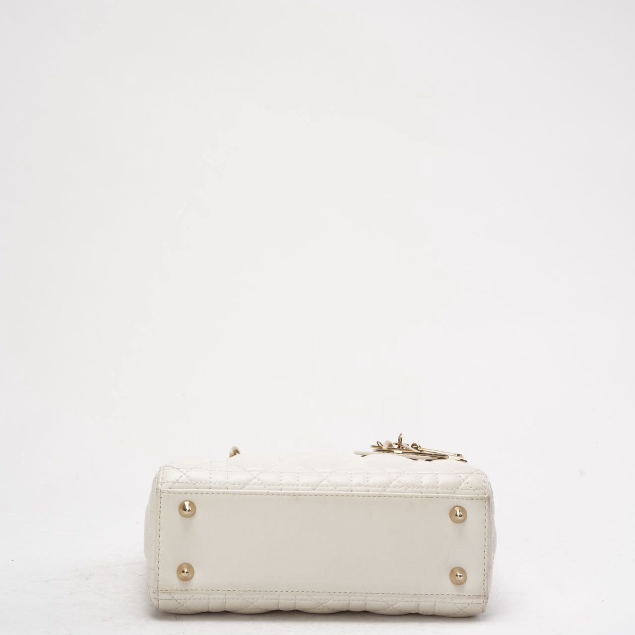 Dior White Small Lady Dior My ABCDior Bag 2022