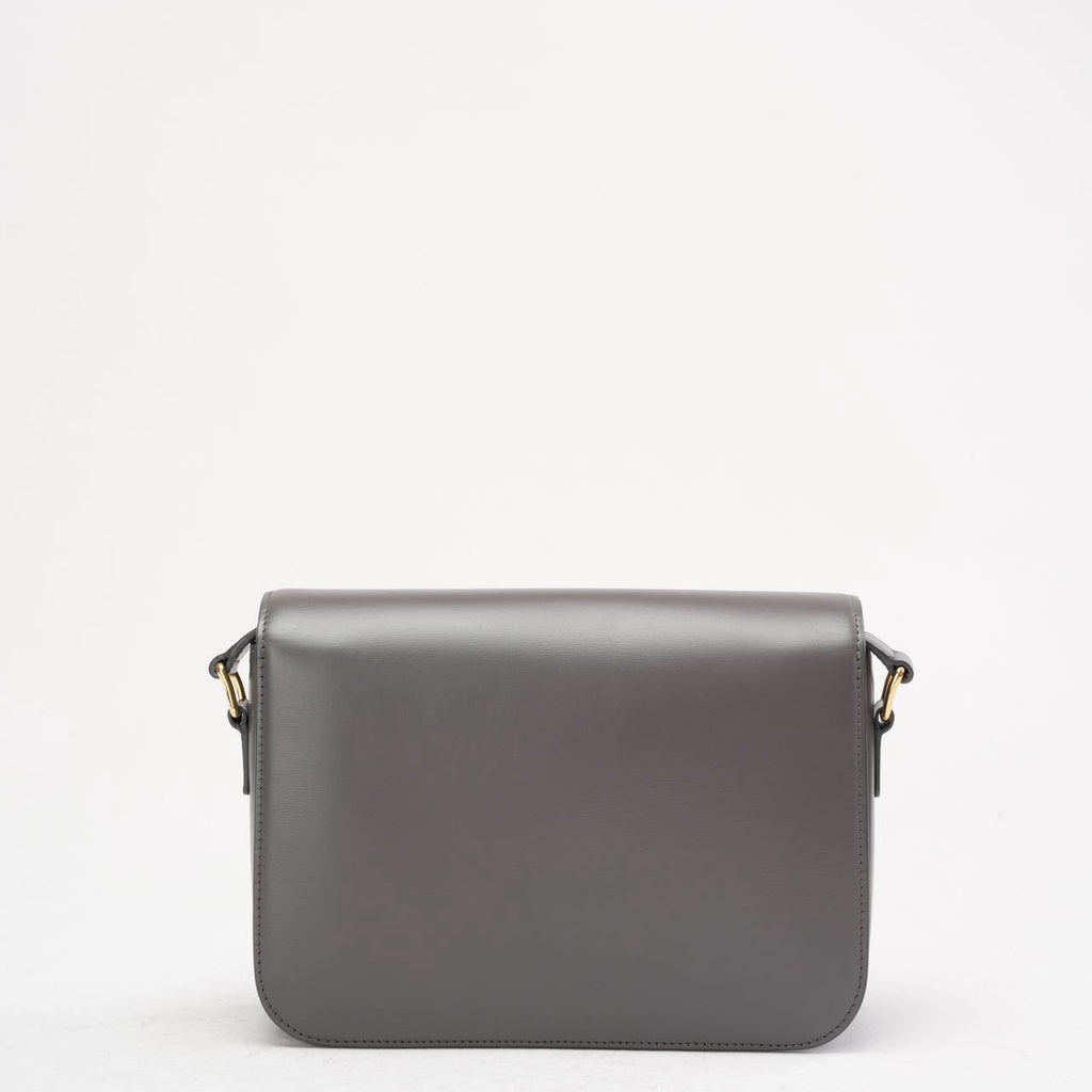 Celine Gray Triomphe Crossbody Small Calfskin 2019