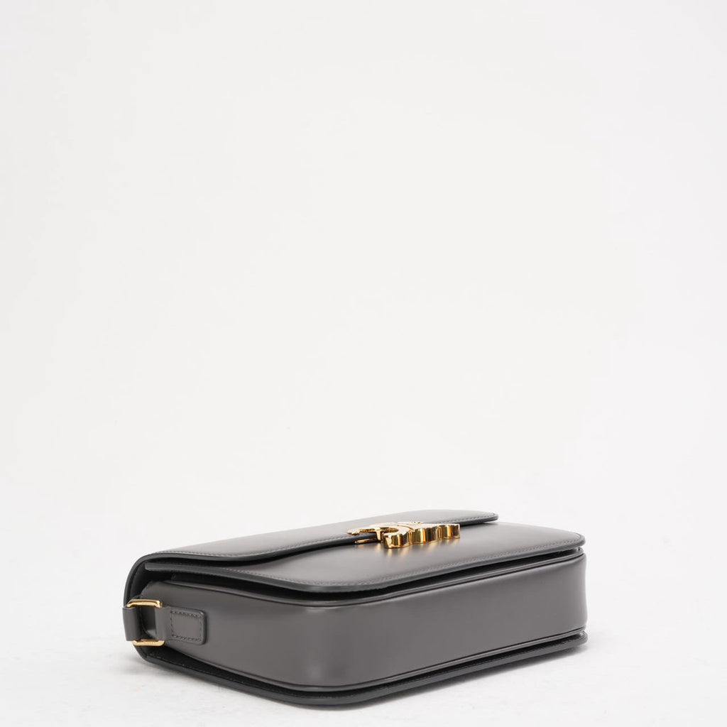 Celine Gray Triomphe Crossbody Small Calfskin 2019
