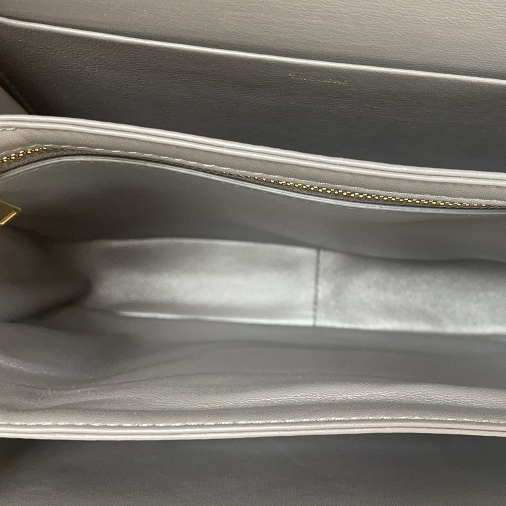 Celine Gray Triomphe Crossbody Small Calfskin 2019