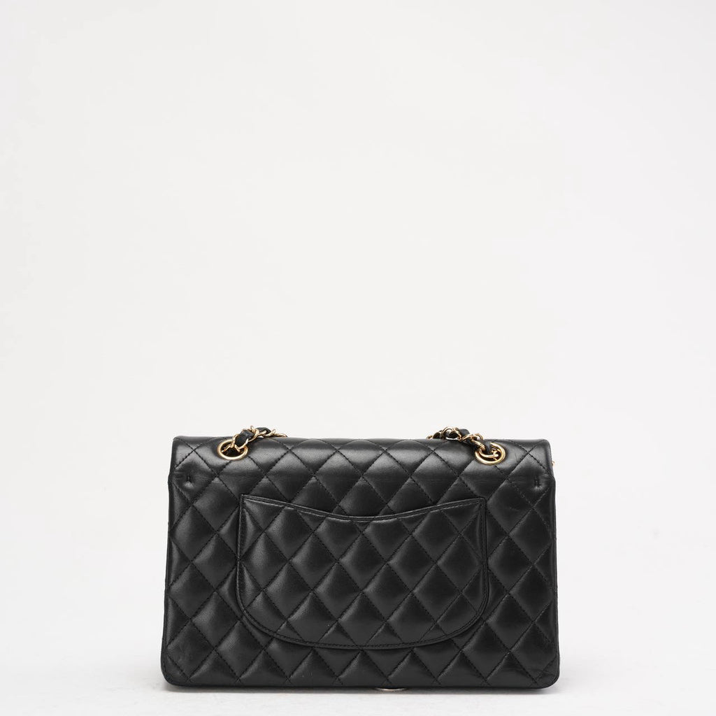 Chanel Black Classic Medium Double Flap Bag Lambskin 2014 Teil 1 (Copy) (Copy)