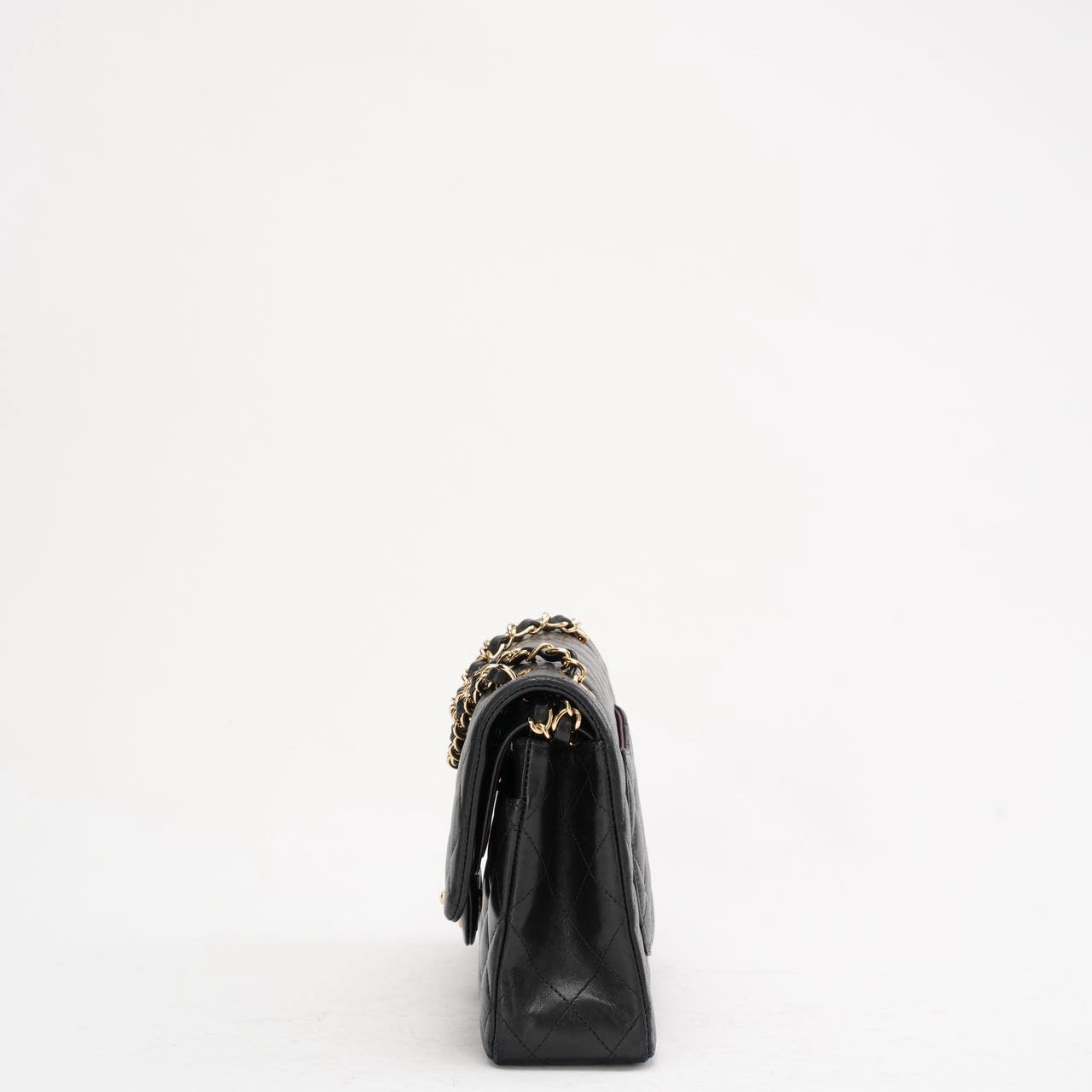 Chanel Black Classic Medium Double Flap Bag Lambskin 2014 Teil 1