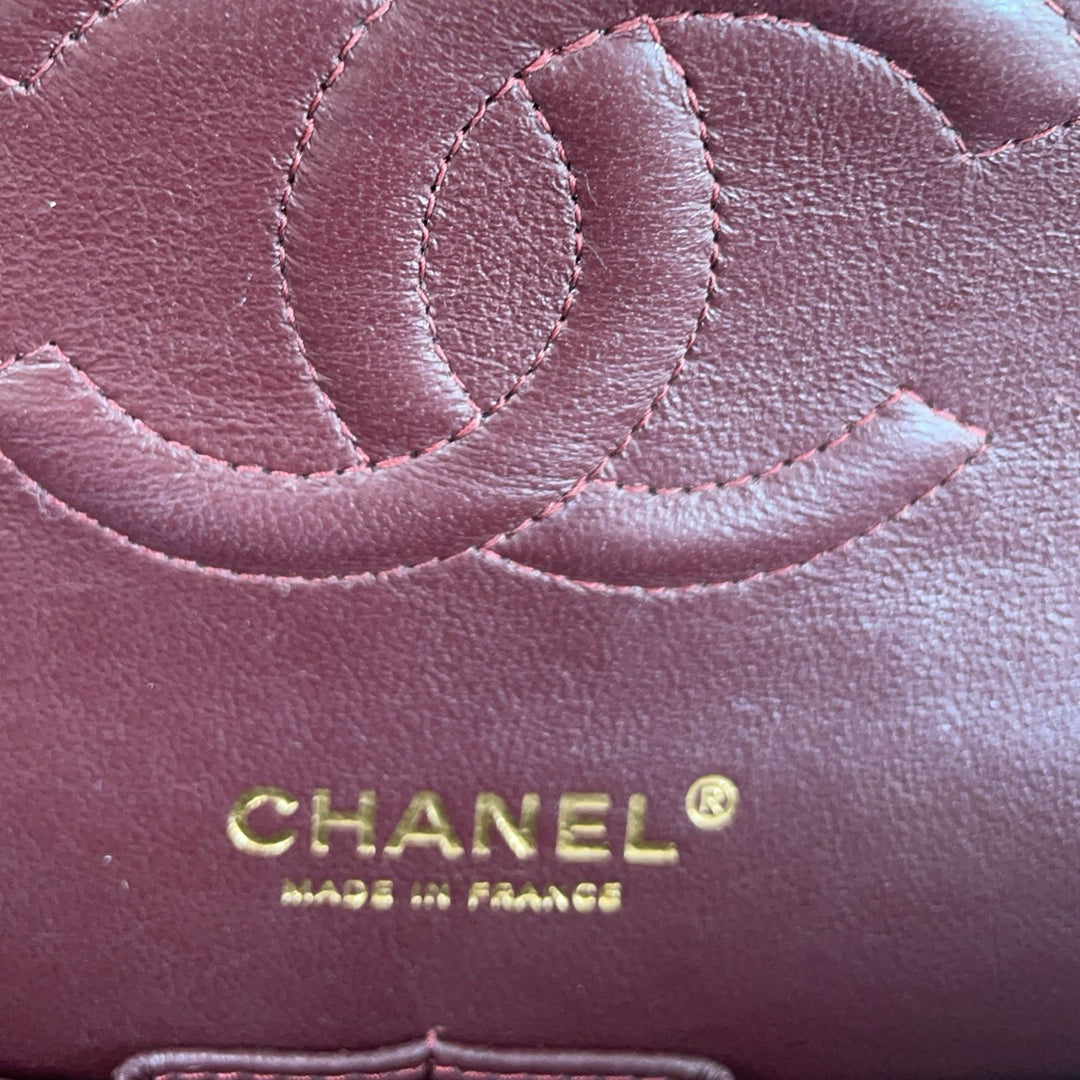 Chanel Black Classic Medium Double Flap Bag Lambskin 2014 Teil 1 (Copy) (Copy)