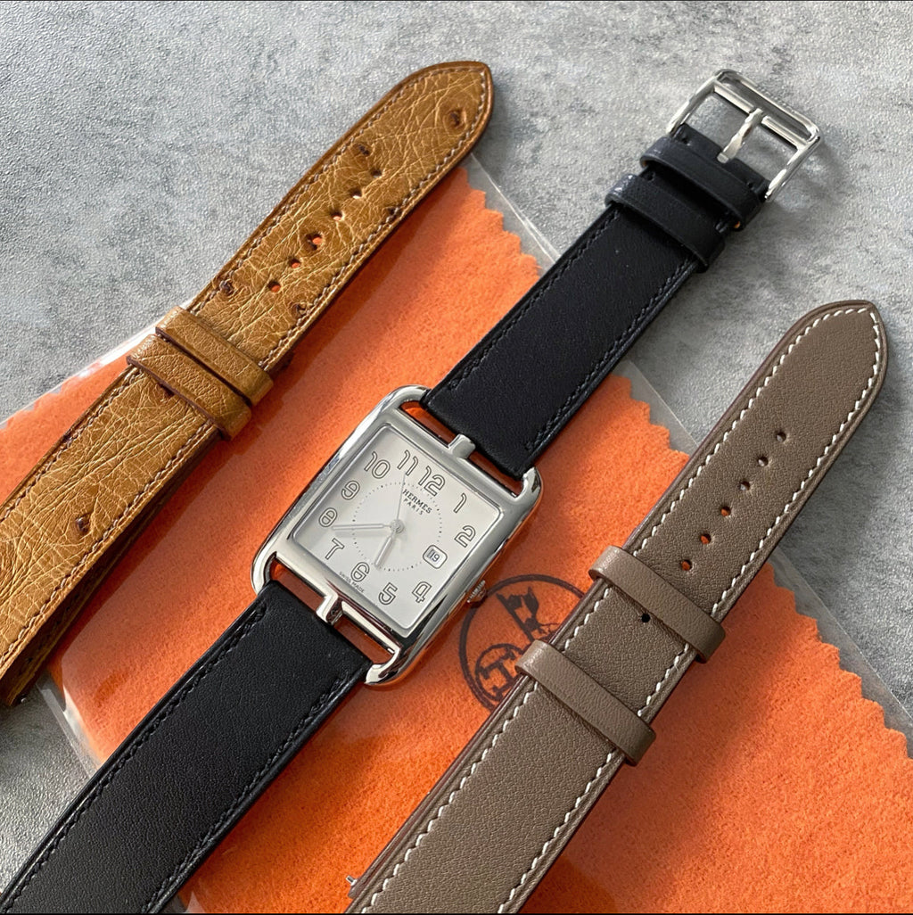 Hermes Cape Cod 29 x 29 Large Model Double Tour Watch