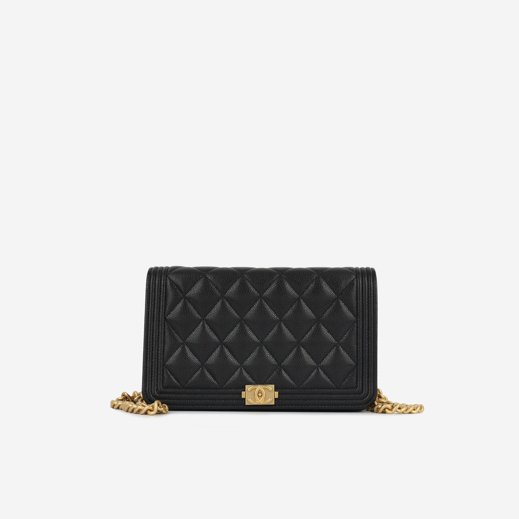 Chanel Boy WOC - Black Caviar