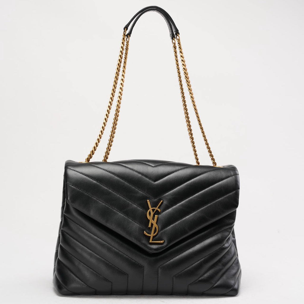 Saint Laurent Black Loulou Medium Shoulder Bag 2018