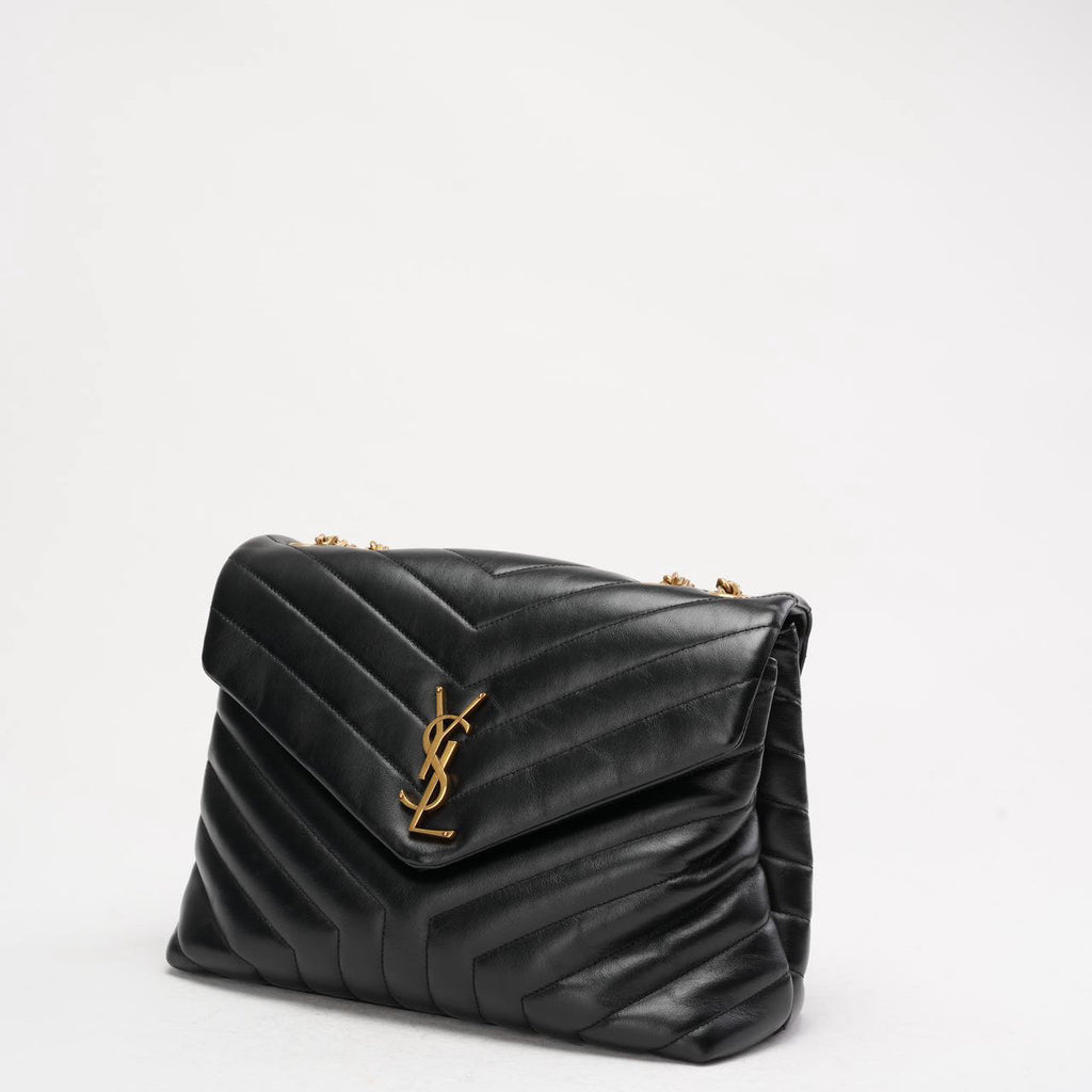 Saint Laurent Black Loulou Medium Shoulder Bag 2018