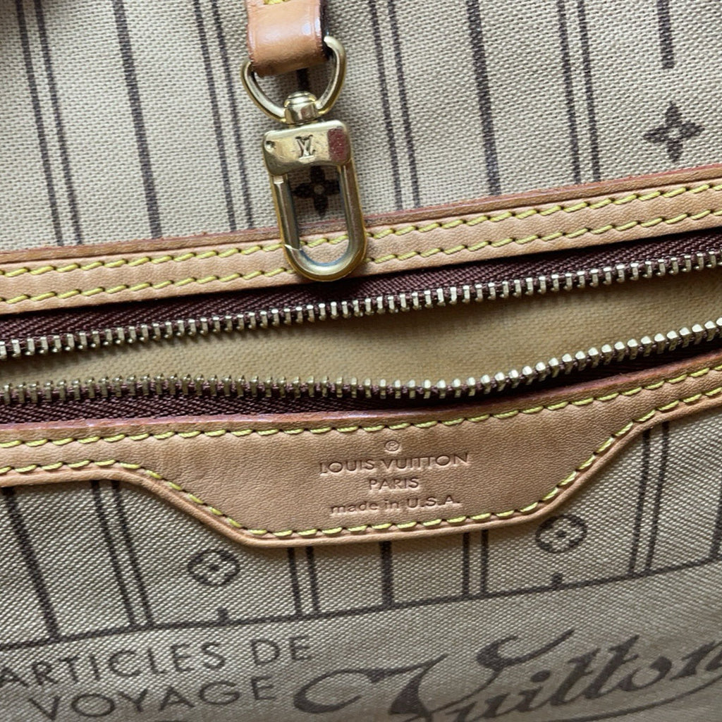 Louis Vuitton Monogram Neverfull GM Tote Bag 2007