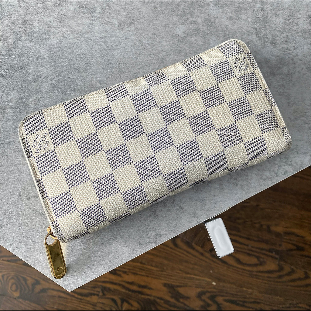 Louis Vuitton Damier Azur Long Zippy Wallet