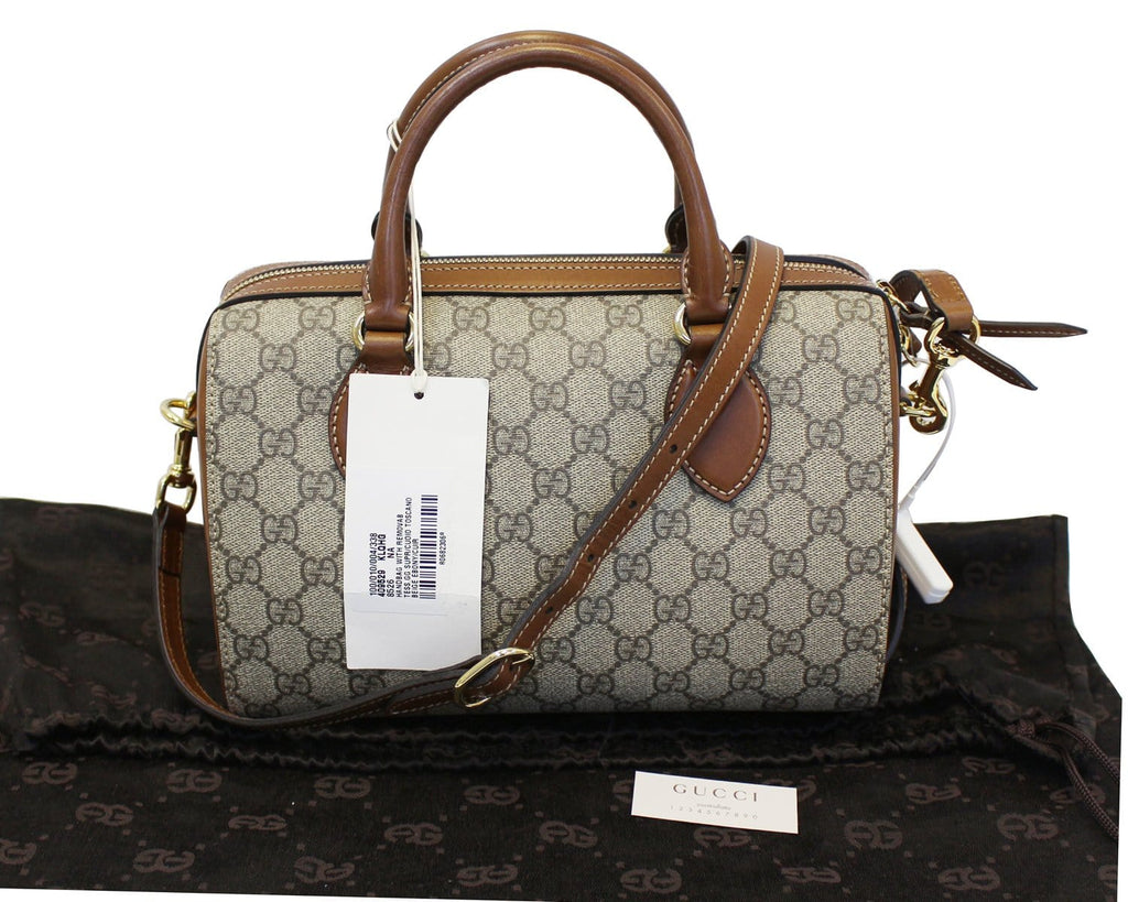 GUCCI GG Monogram supreme Boston Travel Bag 409529