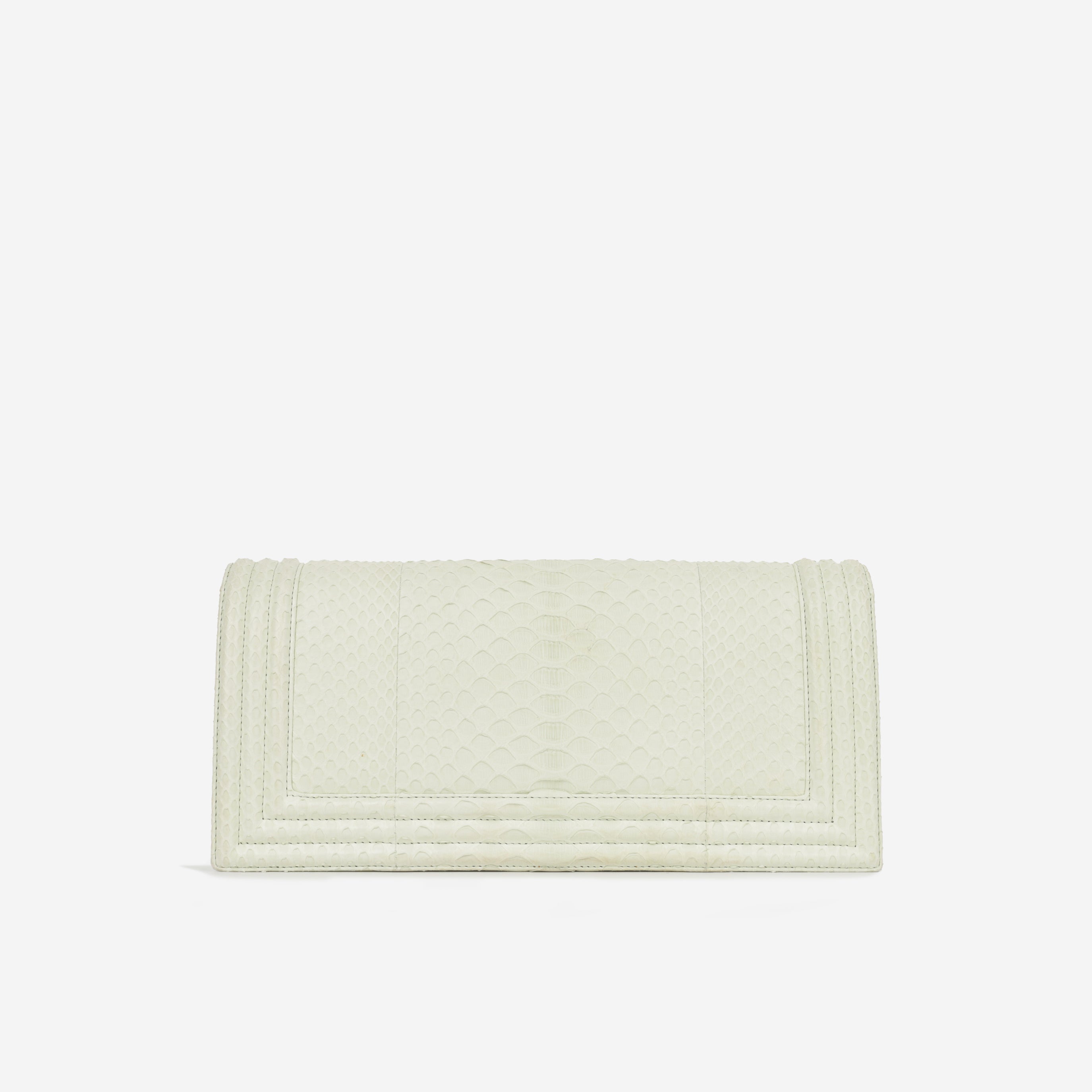 Chanel Boy Clutch - Ice Green