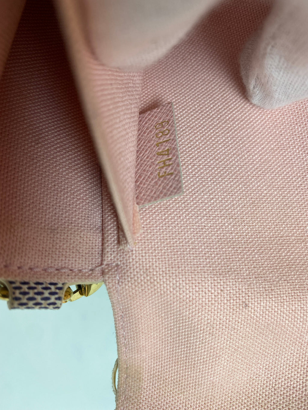 Louis Vuitton Damier Azur Felicie Pochette Crossbody Bag