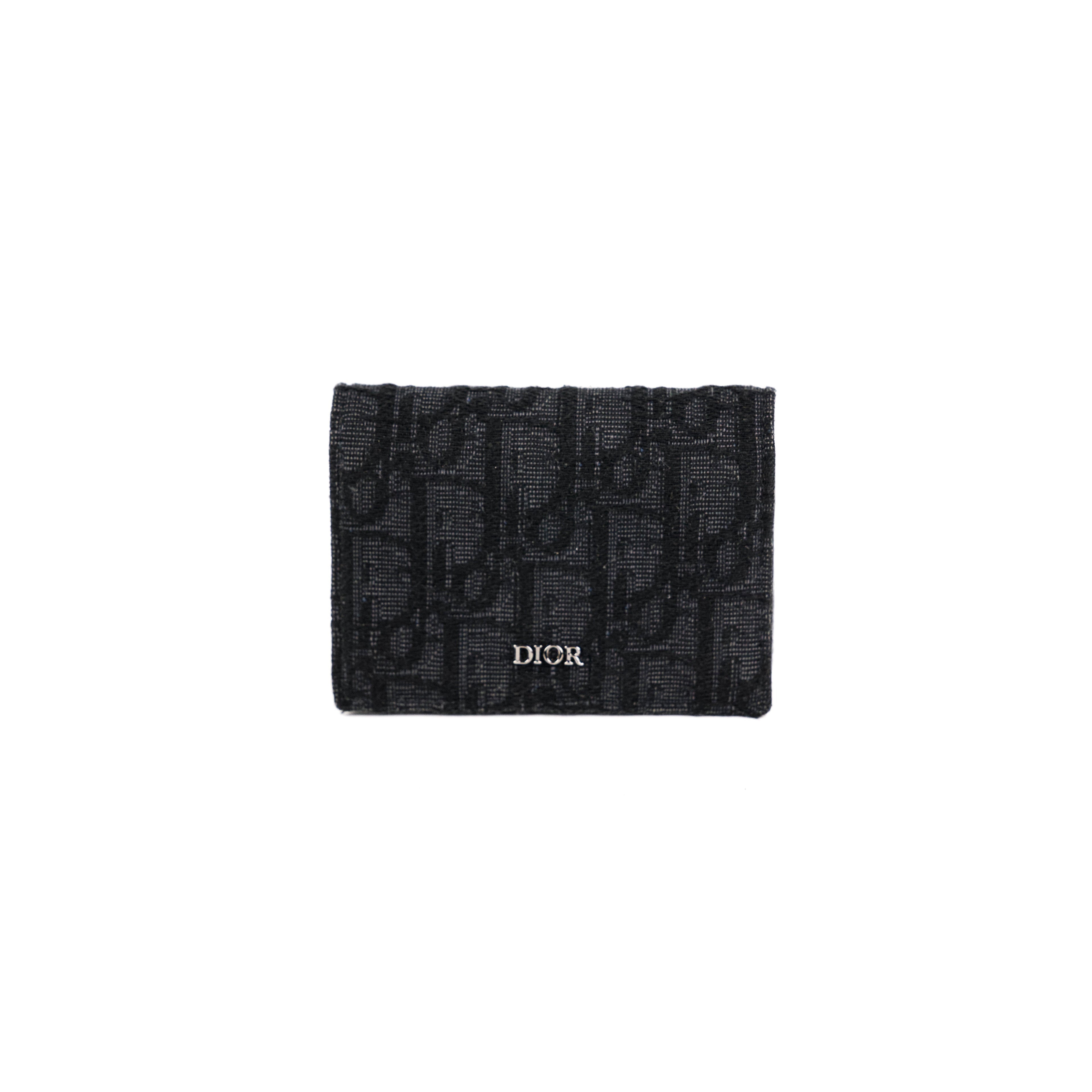 Dior Men SLG Business  Holder Oblique