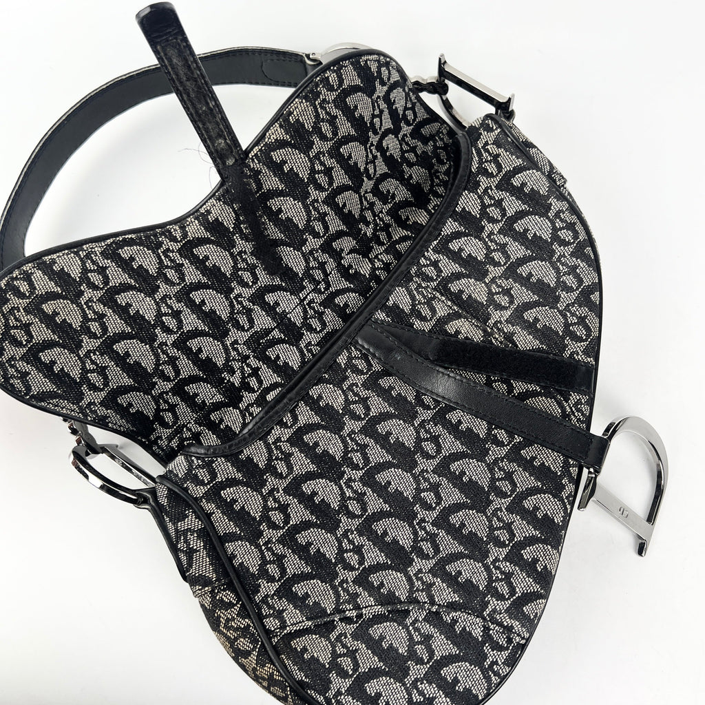 Christian Dior Vintage Saddle Oblique Bag
