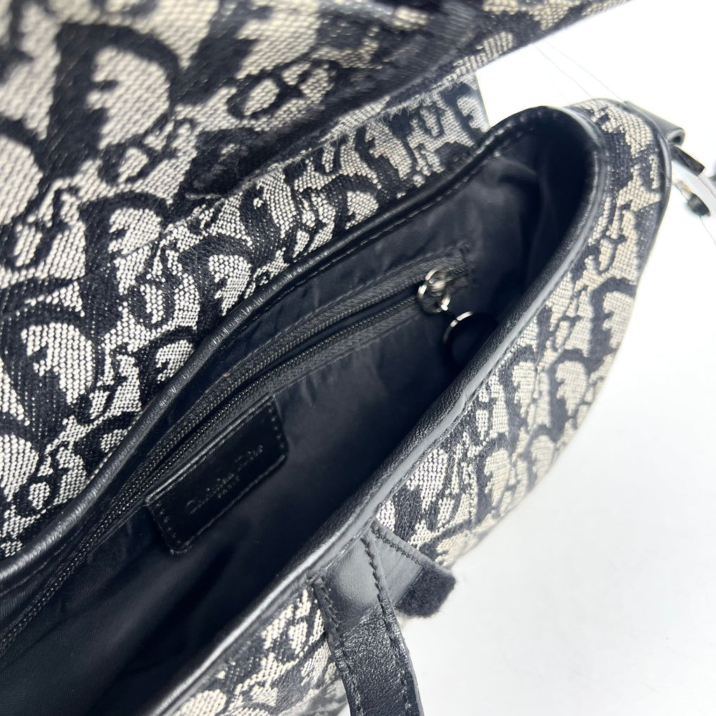 Christian Dior Vintage Saddle Oblique Bag