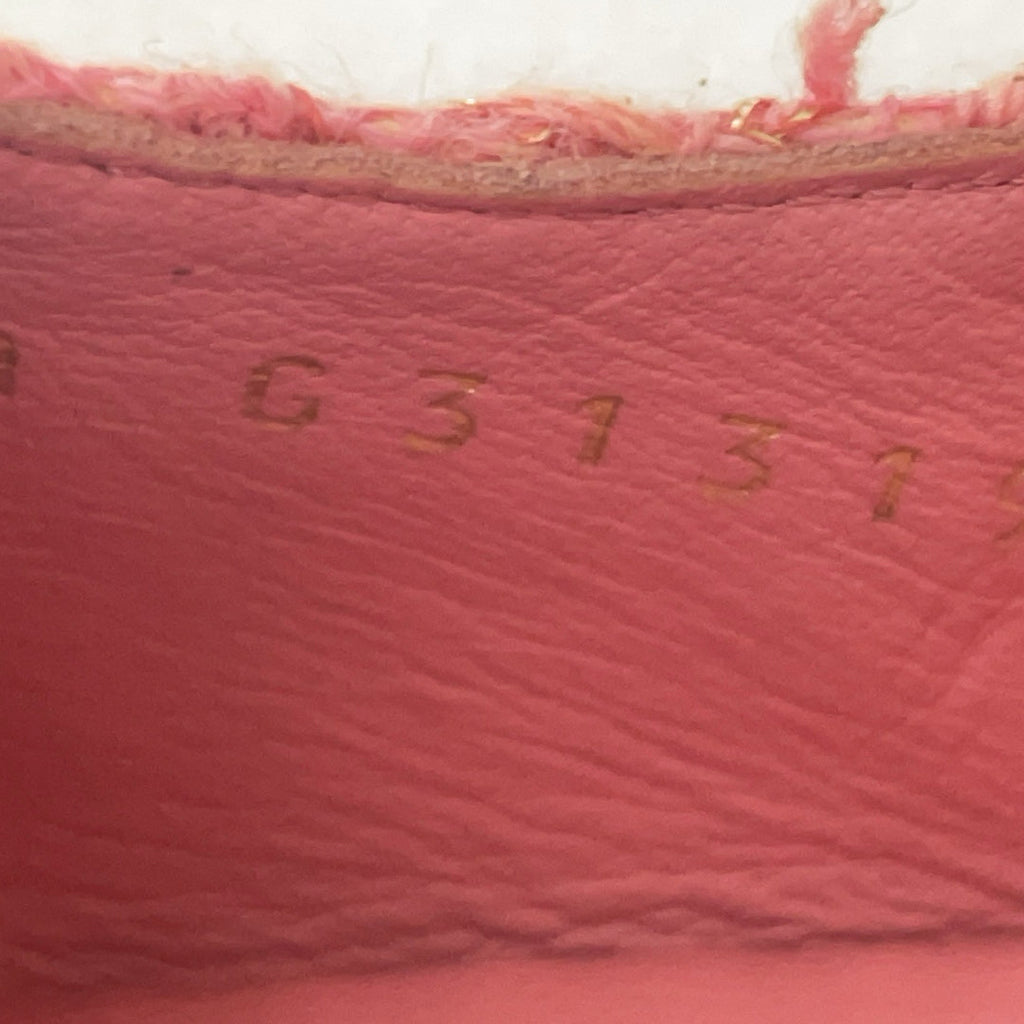 Chanel Pink/Black Tweed Cap Toe CC Slingback Pumps 37