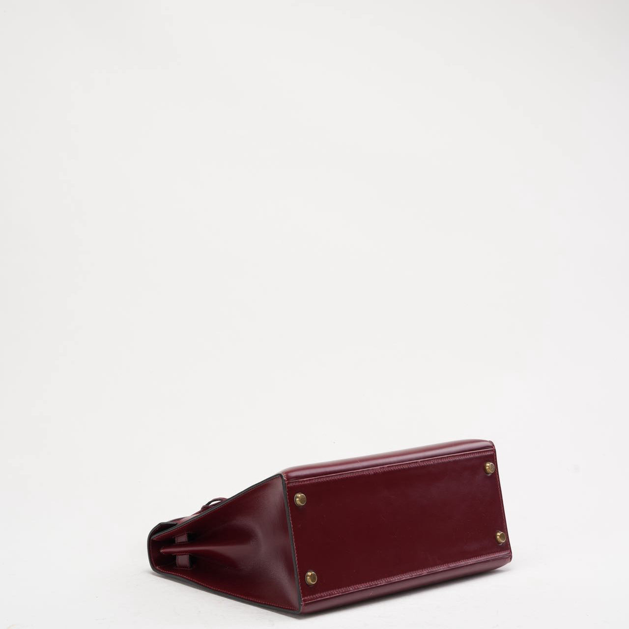 Hermès Kelly 28 cm Sellier Rouge H 55 Bordeaux Rare Vintage Bag