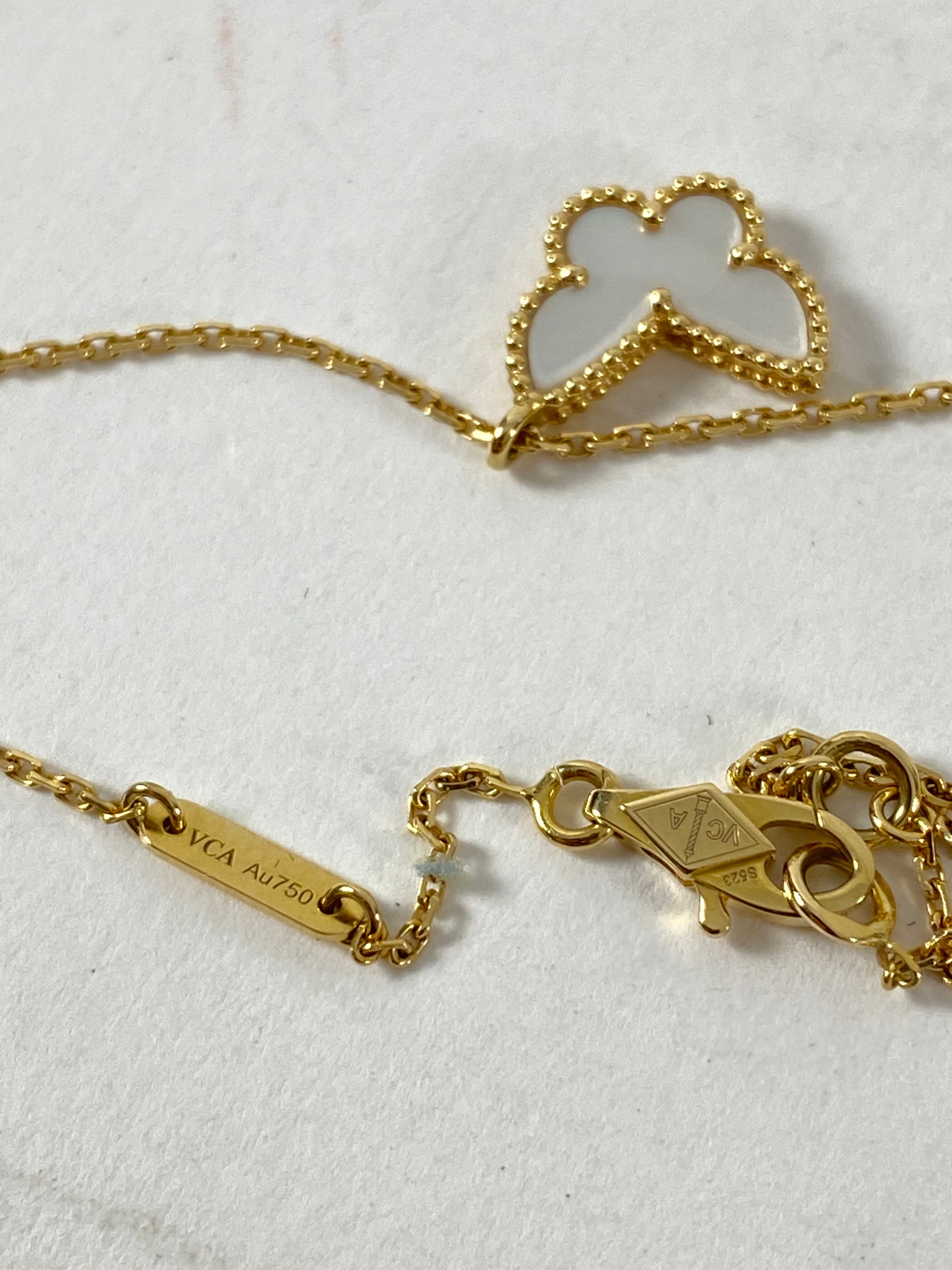 Van Cleef & Arpels Sweet Alhambra Butterfly Necklace