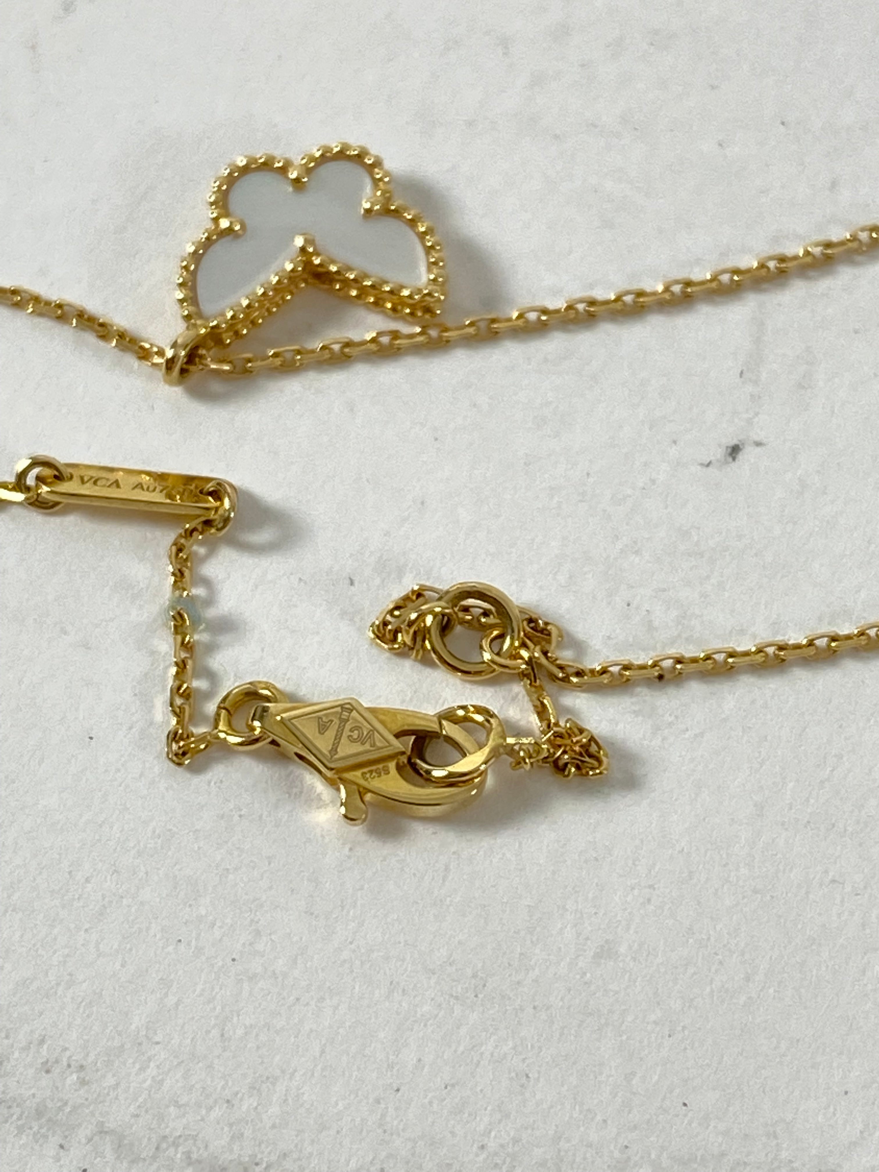 Van Cleef & Arpels Sweet Alhambra Butterfly Necklace