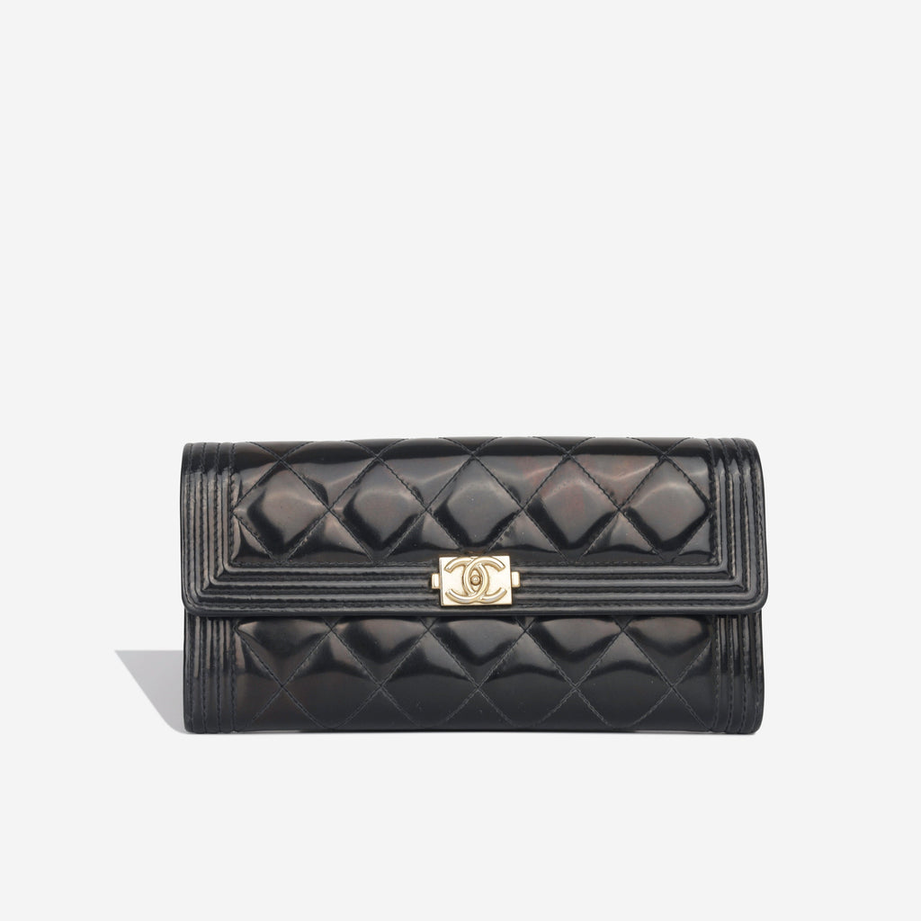 Chanel Boy Wallet - Patent