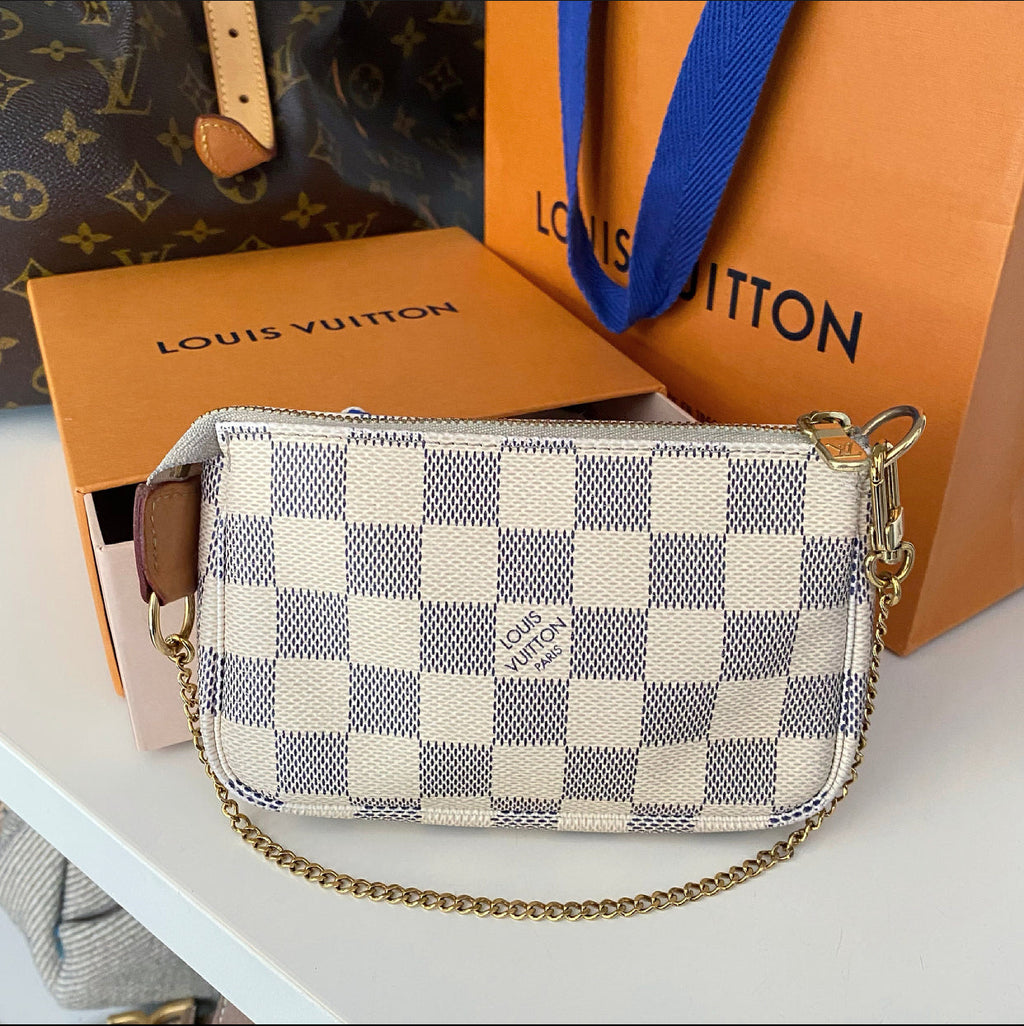 Louis Vuitton Damier Azur Mini Pochette Accessoires Bag