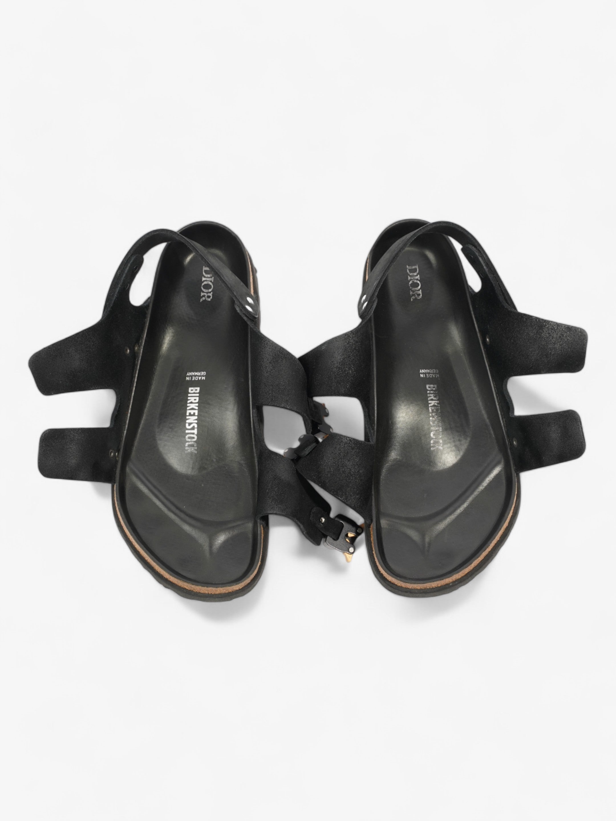 Christian Dior Dior X Birkenstock Sandals Black Suede EU 42 UK 8