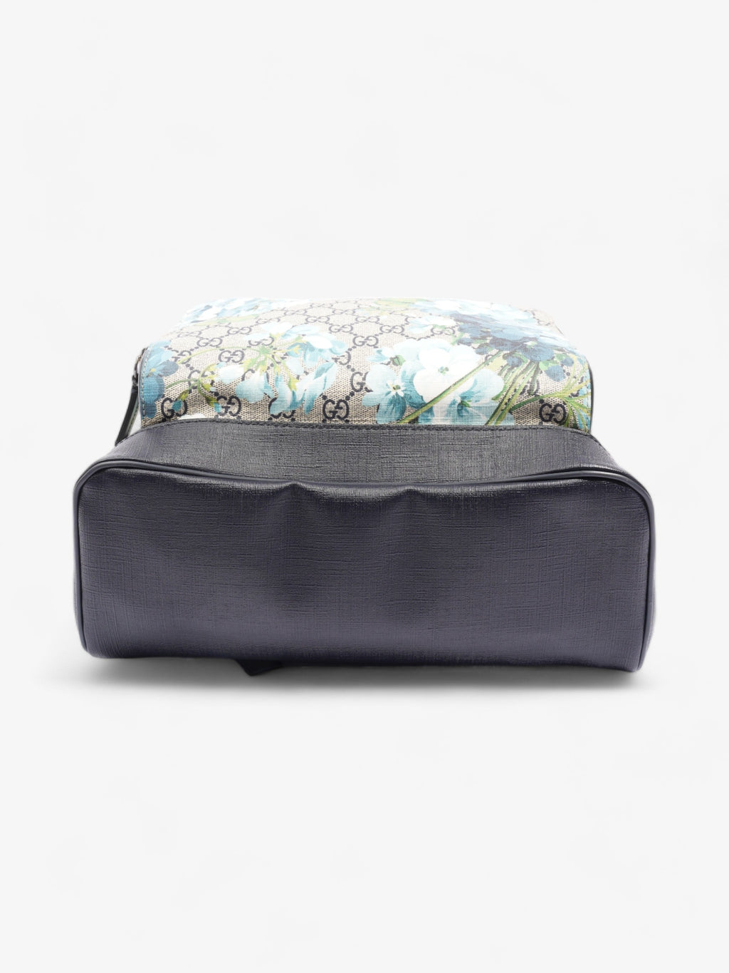 Gucci Blooms Backpack Blue Floral GG Supreme Coated Canvas