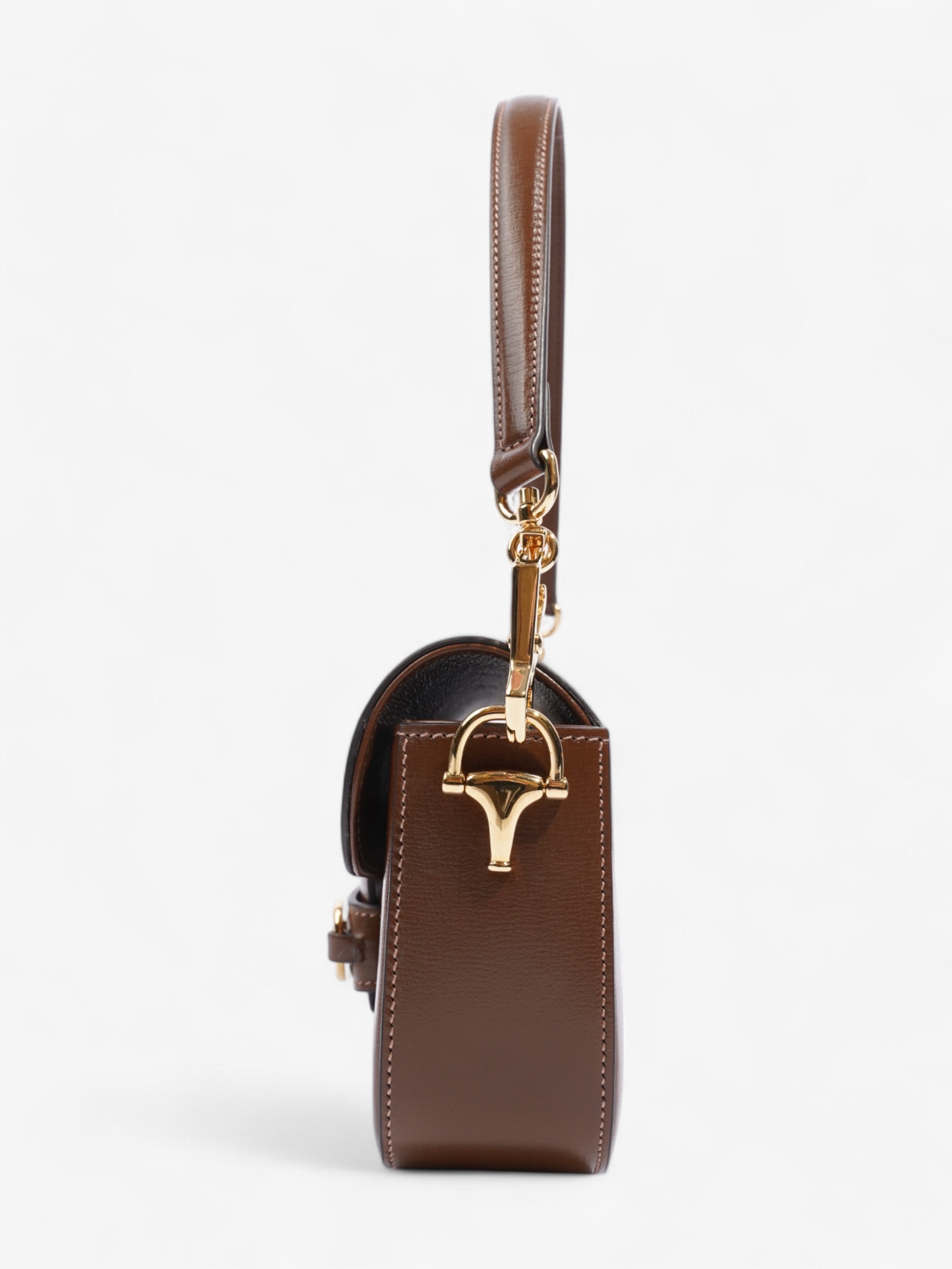 Gucci Gucci Horsebit 1955  Brown Calfskin Leather