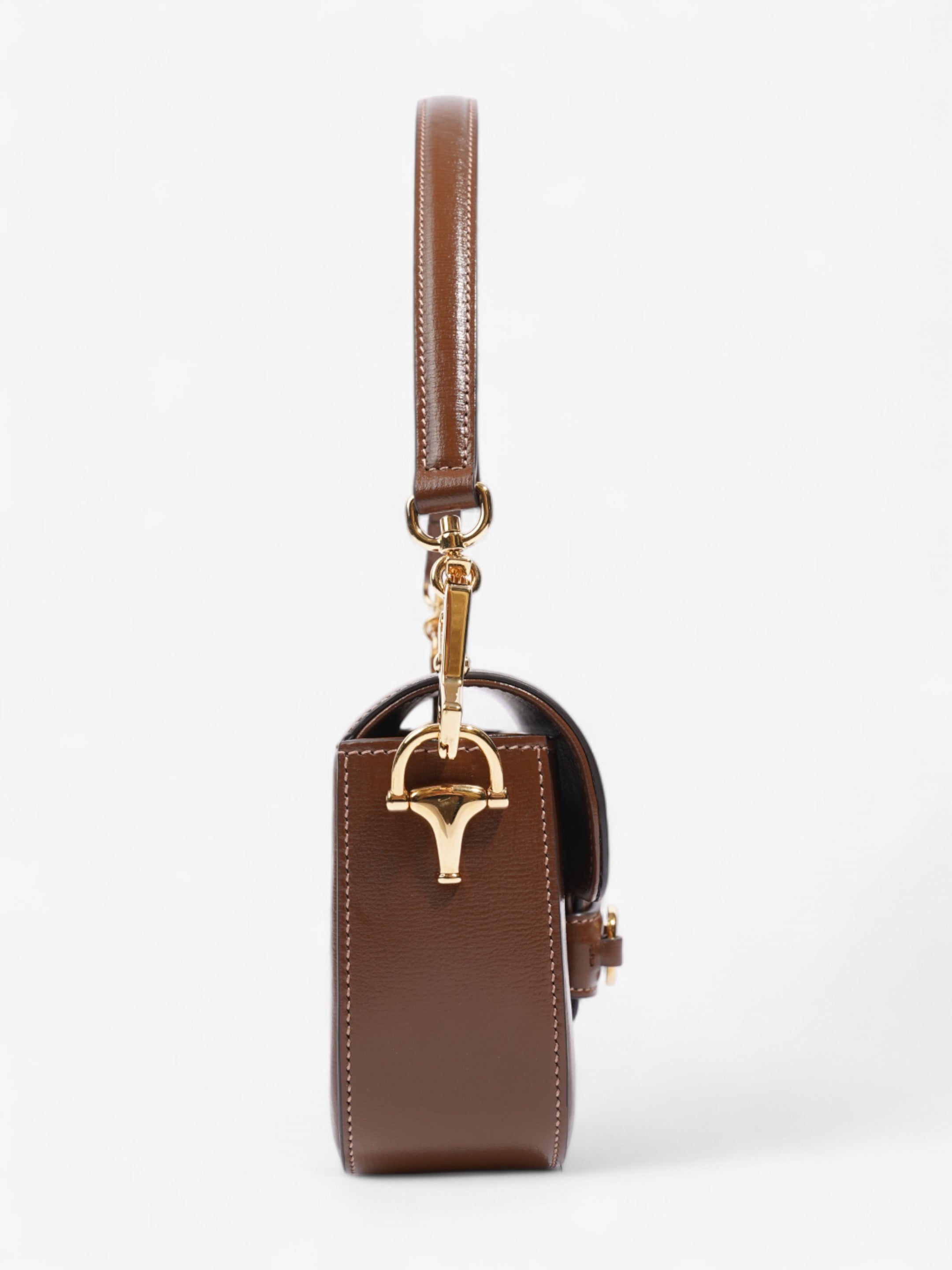 Gucci Gucci Horsebit 1955  Brown Calfskin Leather