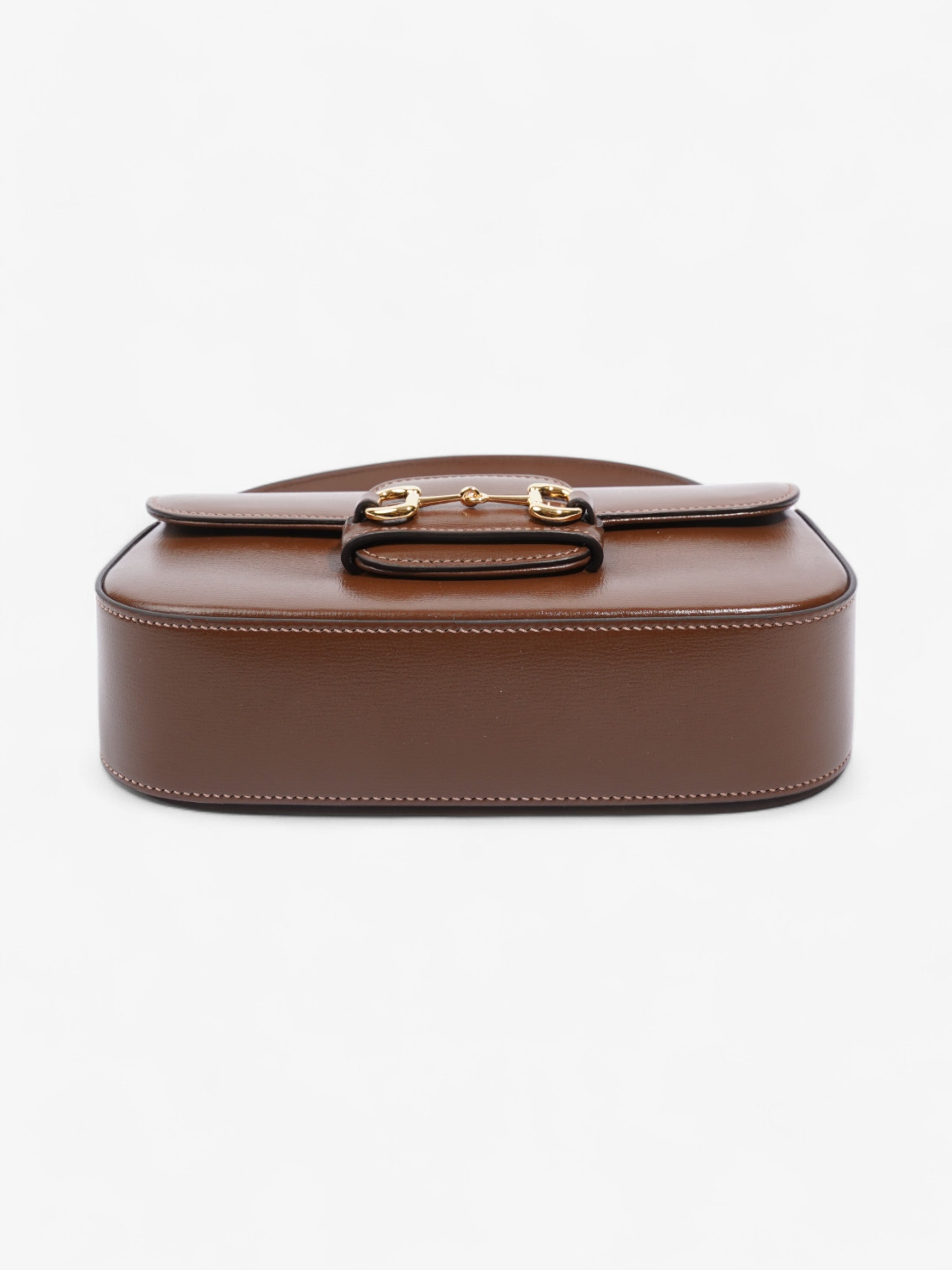 Gucci Gucci Horsebit 1955  Brown Calfskin Leather