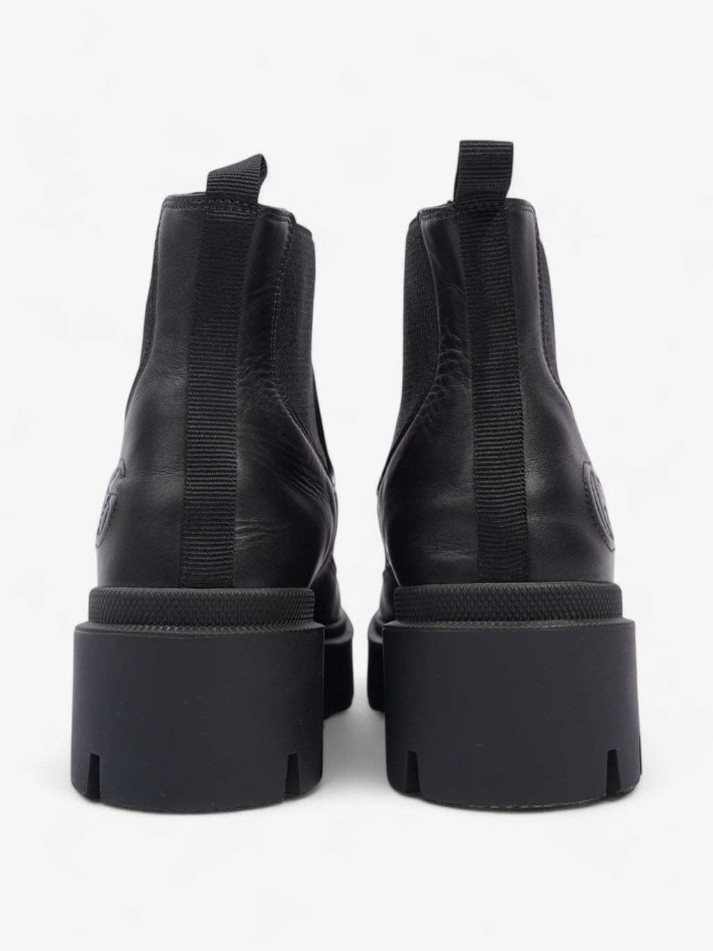 Gucci Matalasse Chelsea Boots 50 Black Leather EU 40.5 UK 7.5