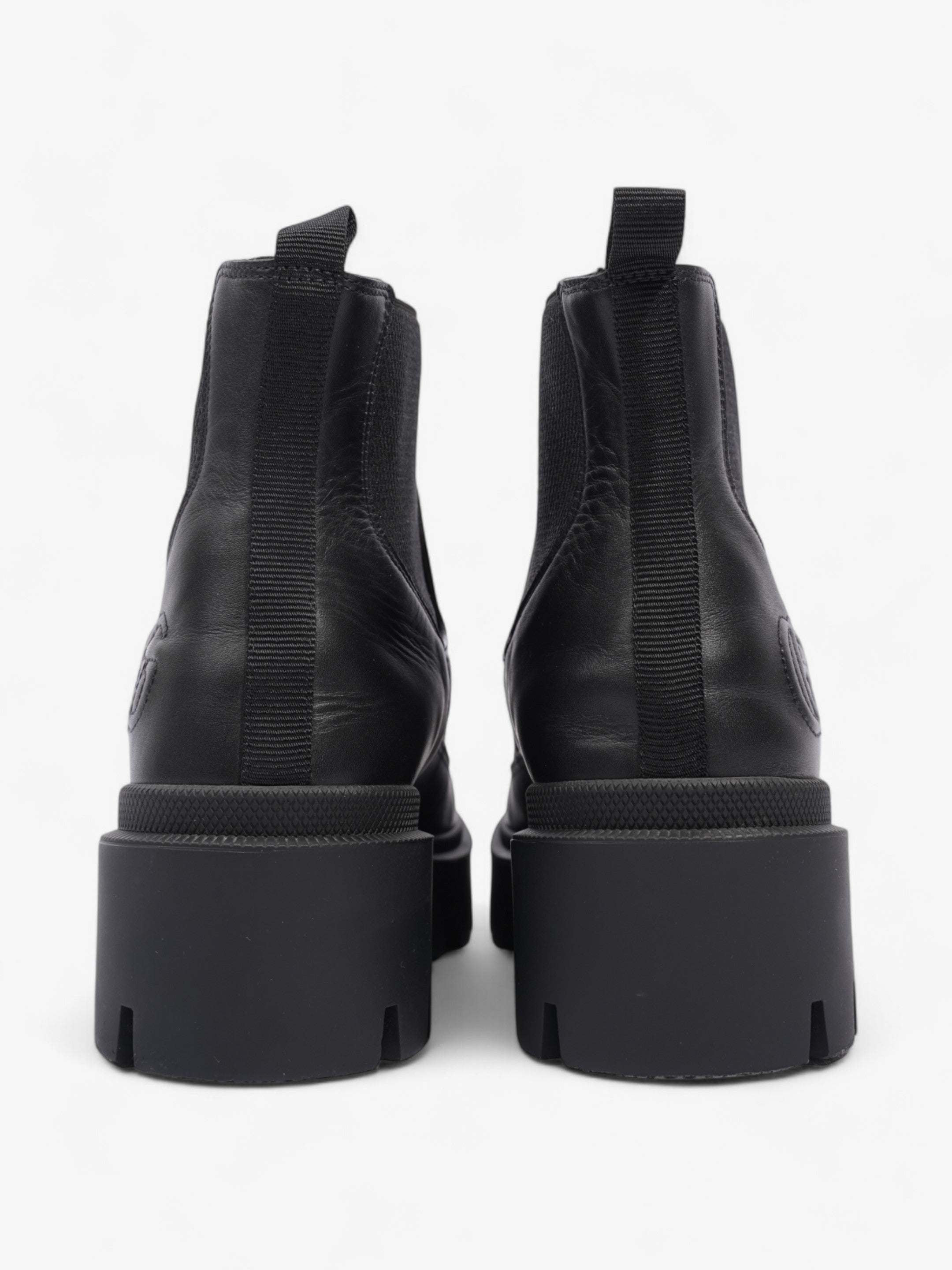 Gucci Matalasse Chelsea Boots 50 Black Leather EU 40.5 UK 7.5