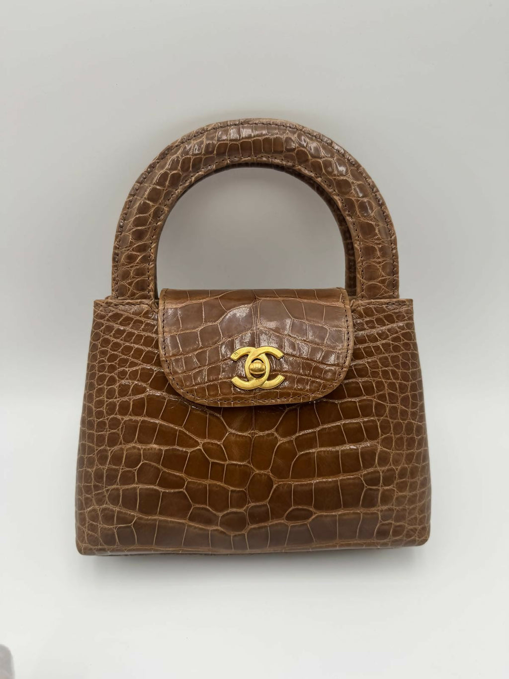 Chanel Vintage Crocodile Kelly Top Handle bag